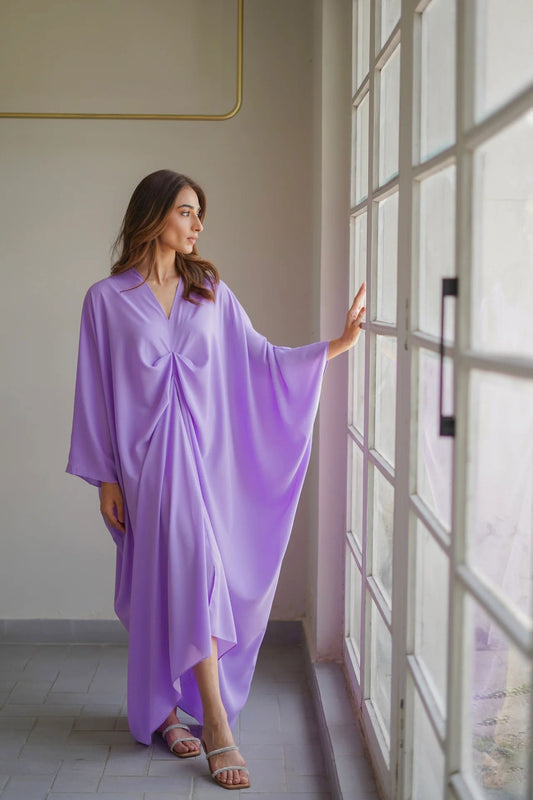 Kaftan Dress - J7081_Lavender