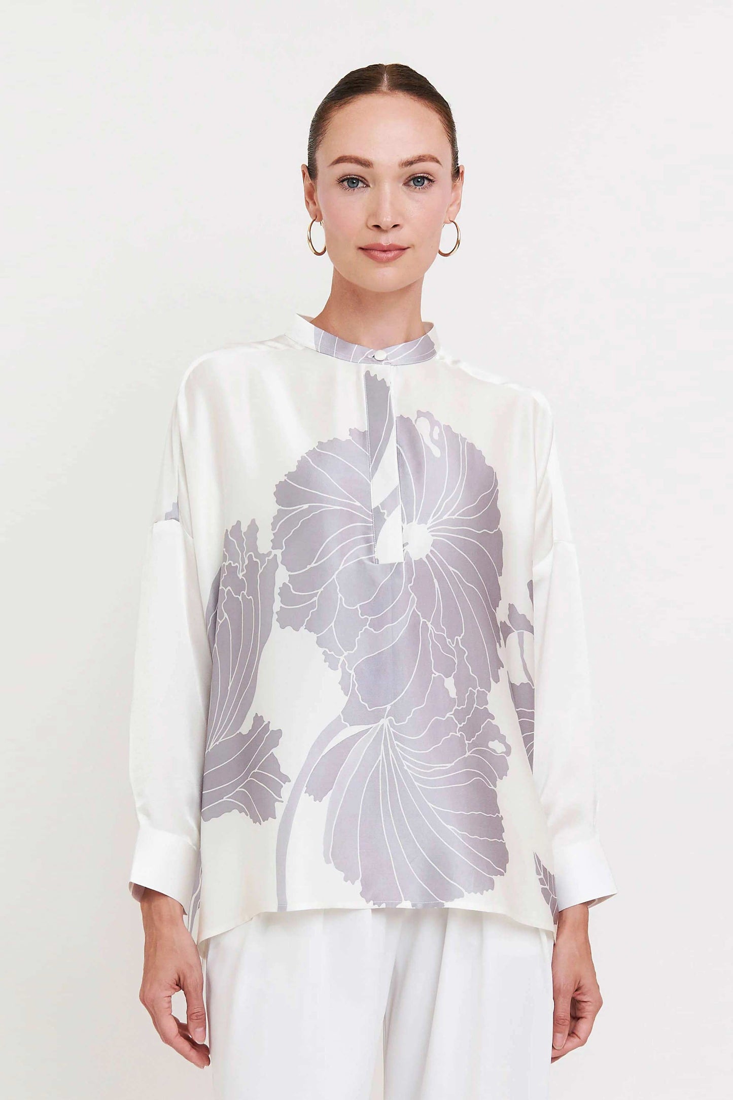 Casual Women's Silk Top in Wholesale