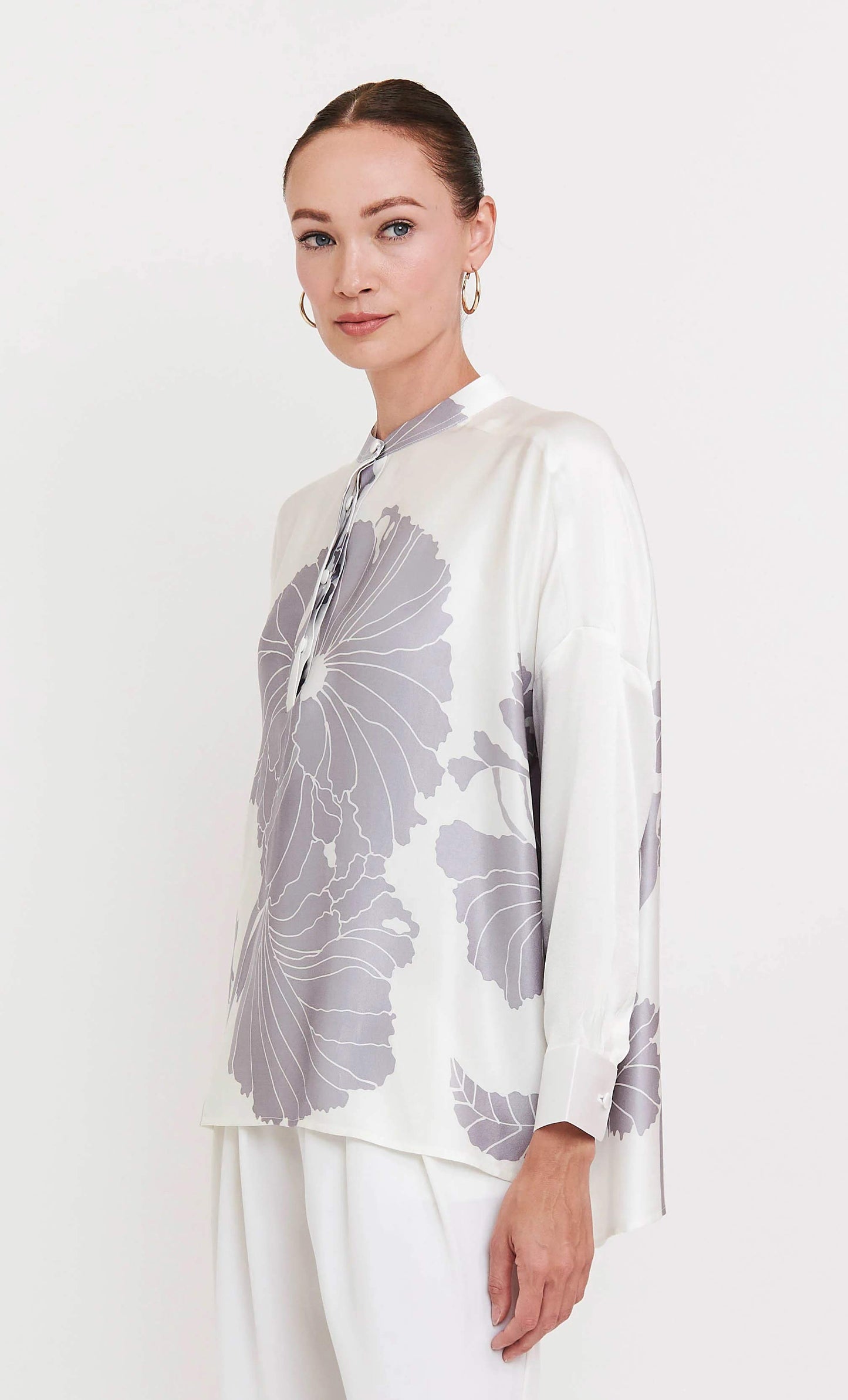 Casual Women's Silk Top in Wholesale