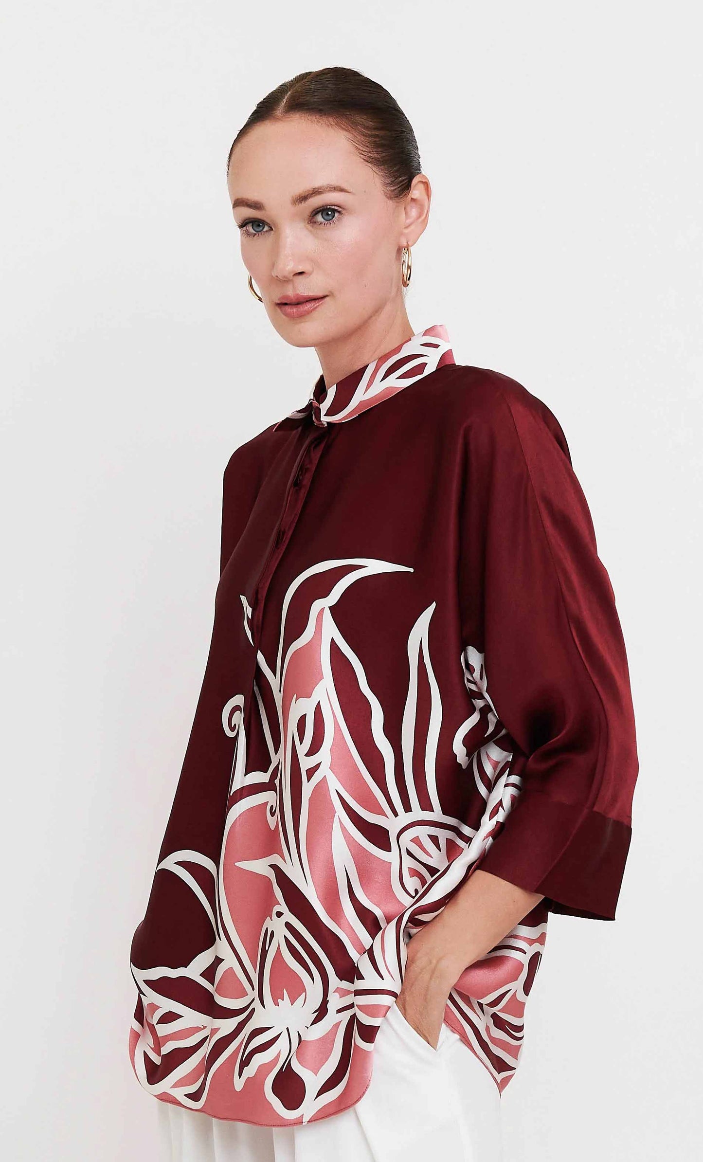 Manufacturer of Designer silk tops