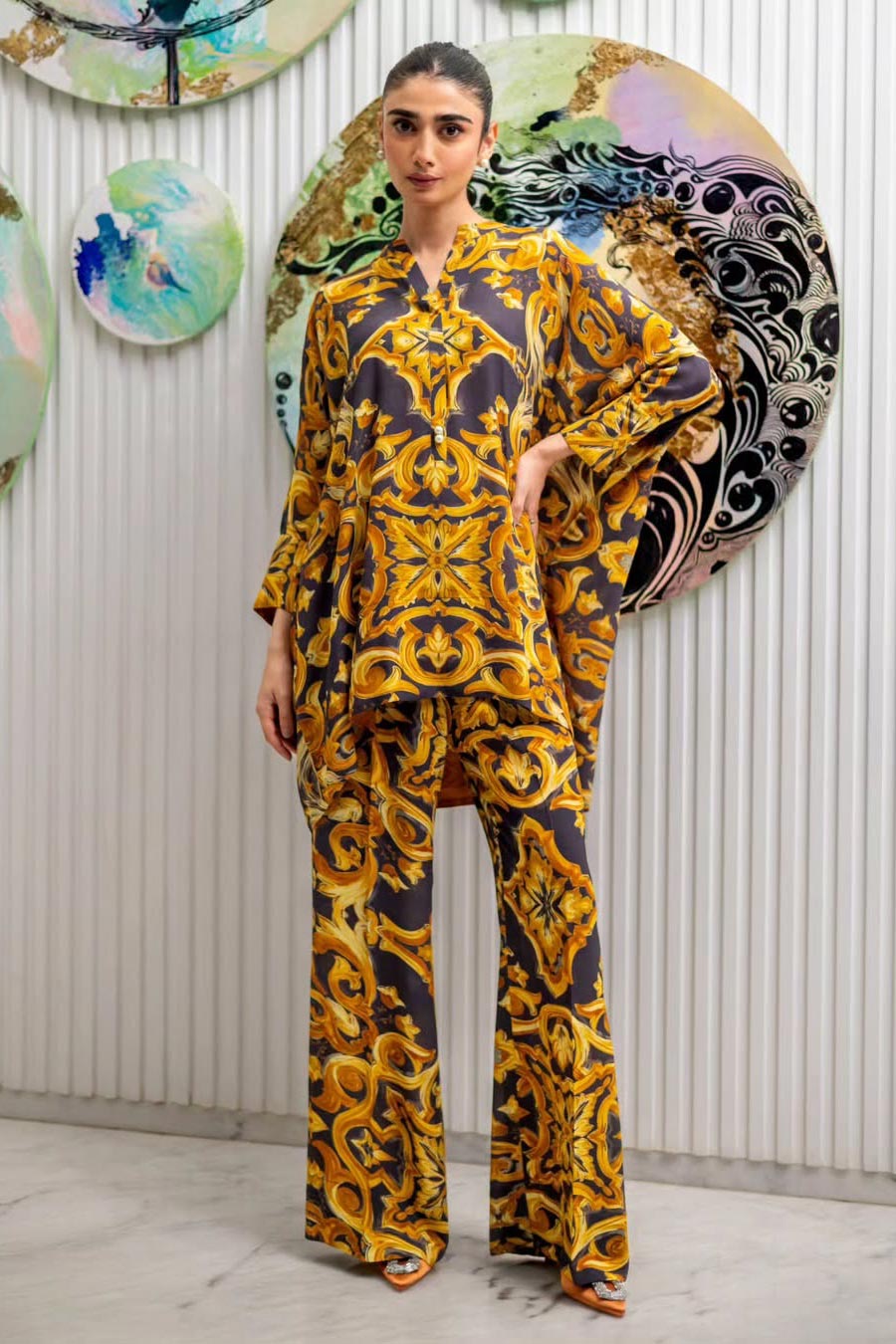 Designer coord set in wholesale