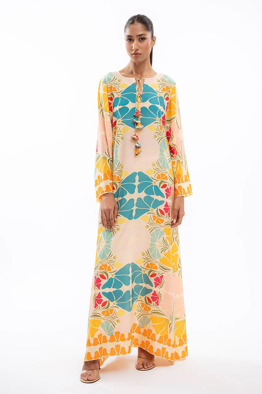Long Printed Kurta in Wholesale