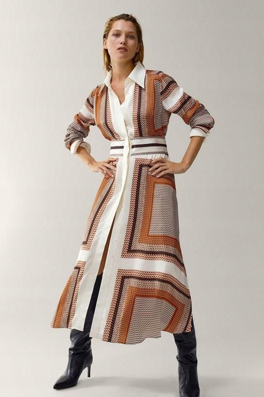 Women's Shirt Dress - J5926