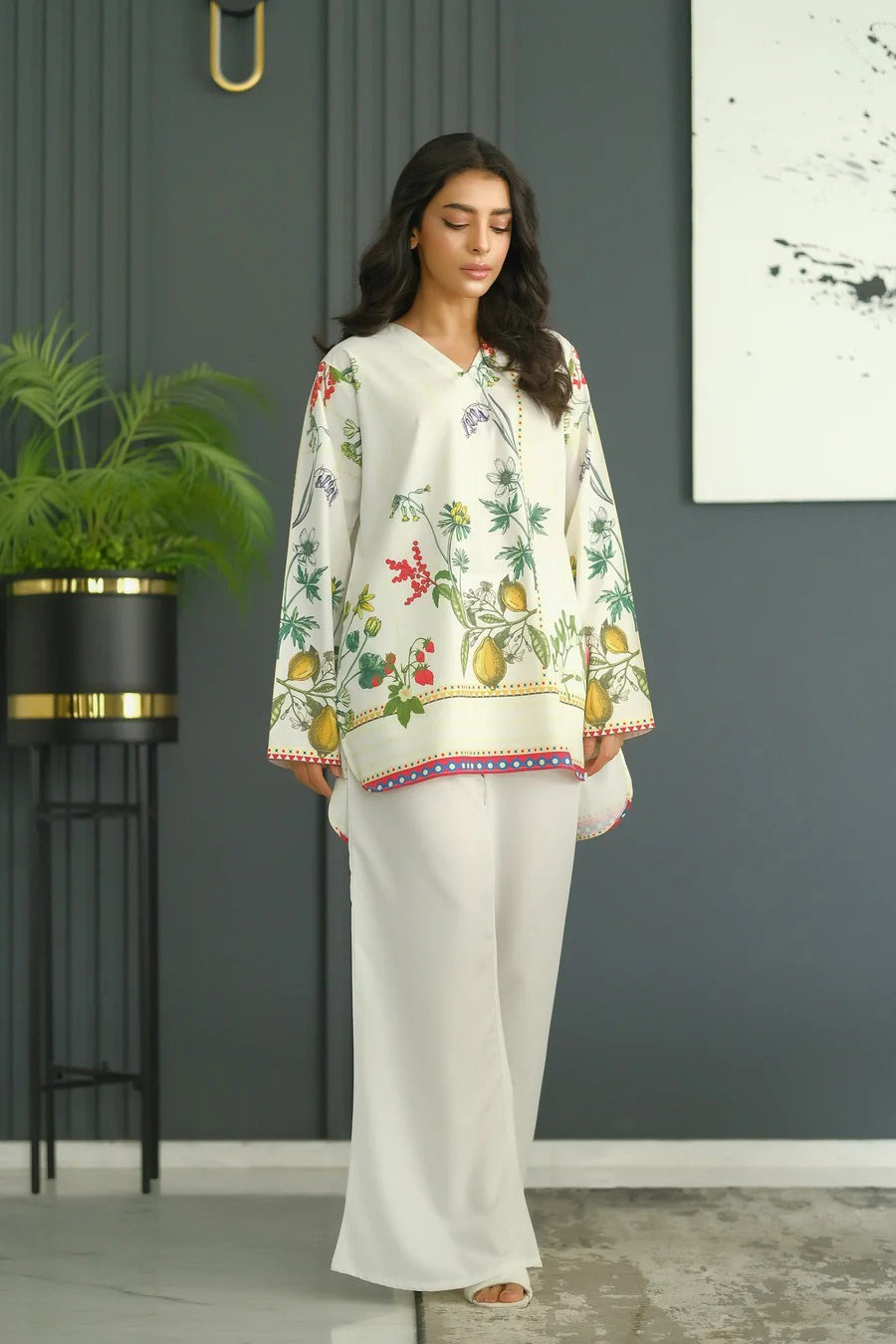 Elegant-Floral-Printed-Women_s-Coord-Set