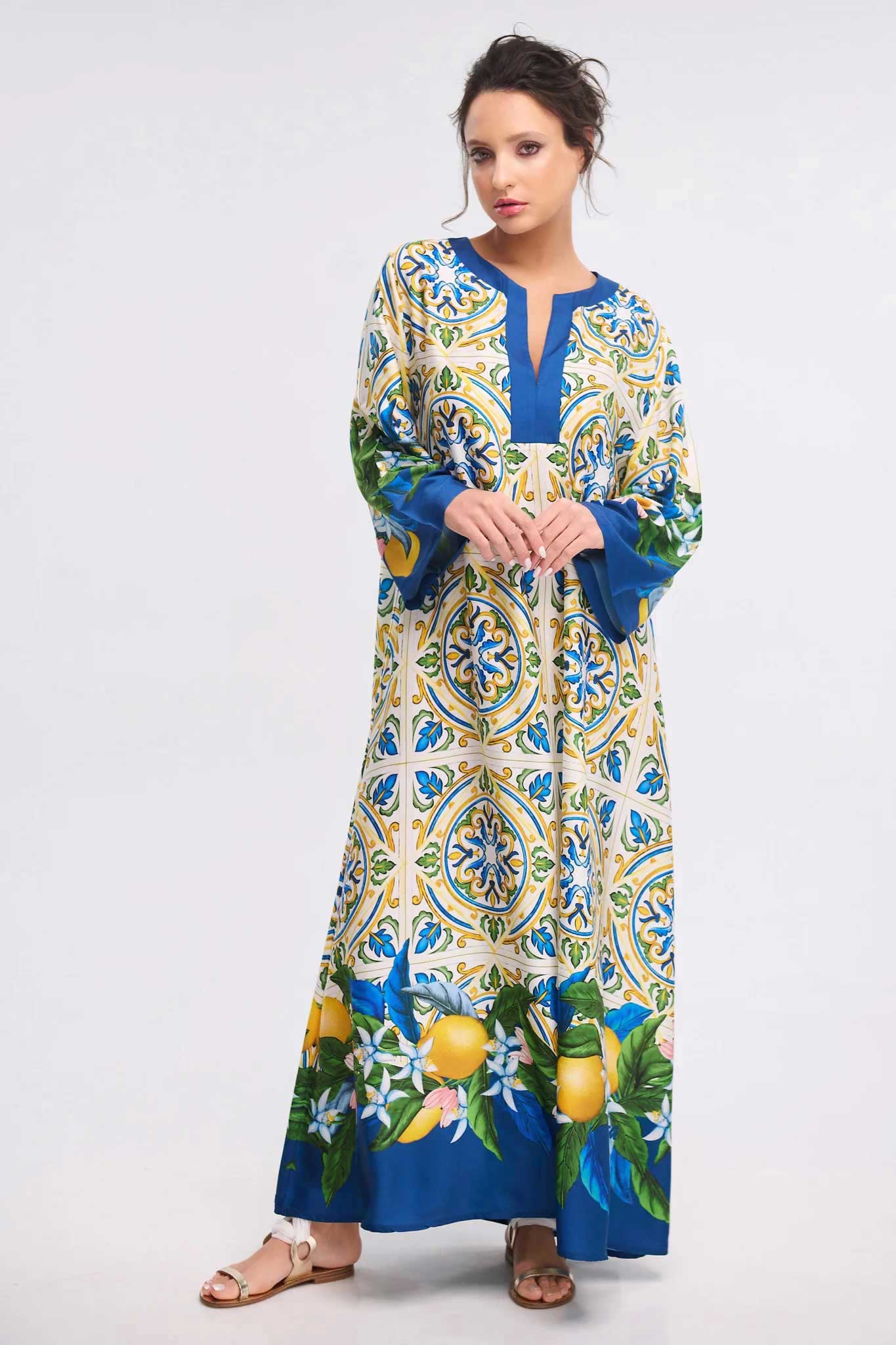 Silk Kaftans Wholesale