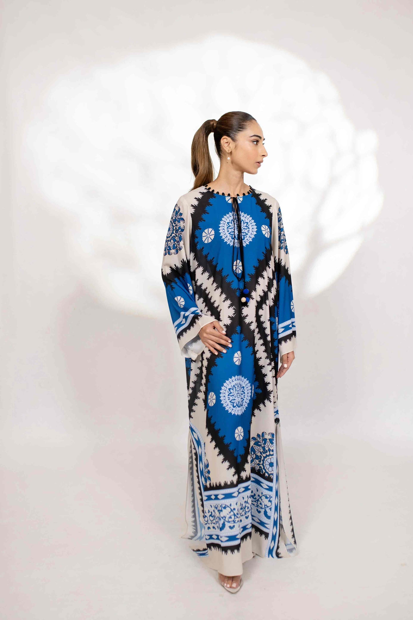 Modern-Ethnic-Long-Kaftan-with-Eye-Catching-Prints-9