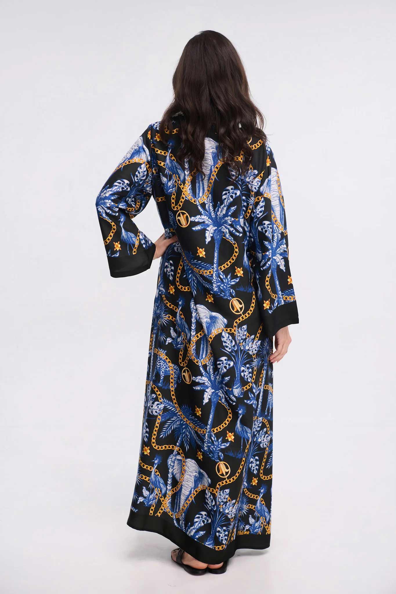 Stylish-Women_s-Long-Sleeve-Caftan-with-Vibrant-Blue-and-Gold-Design