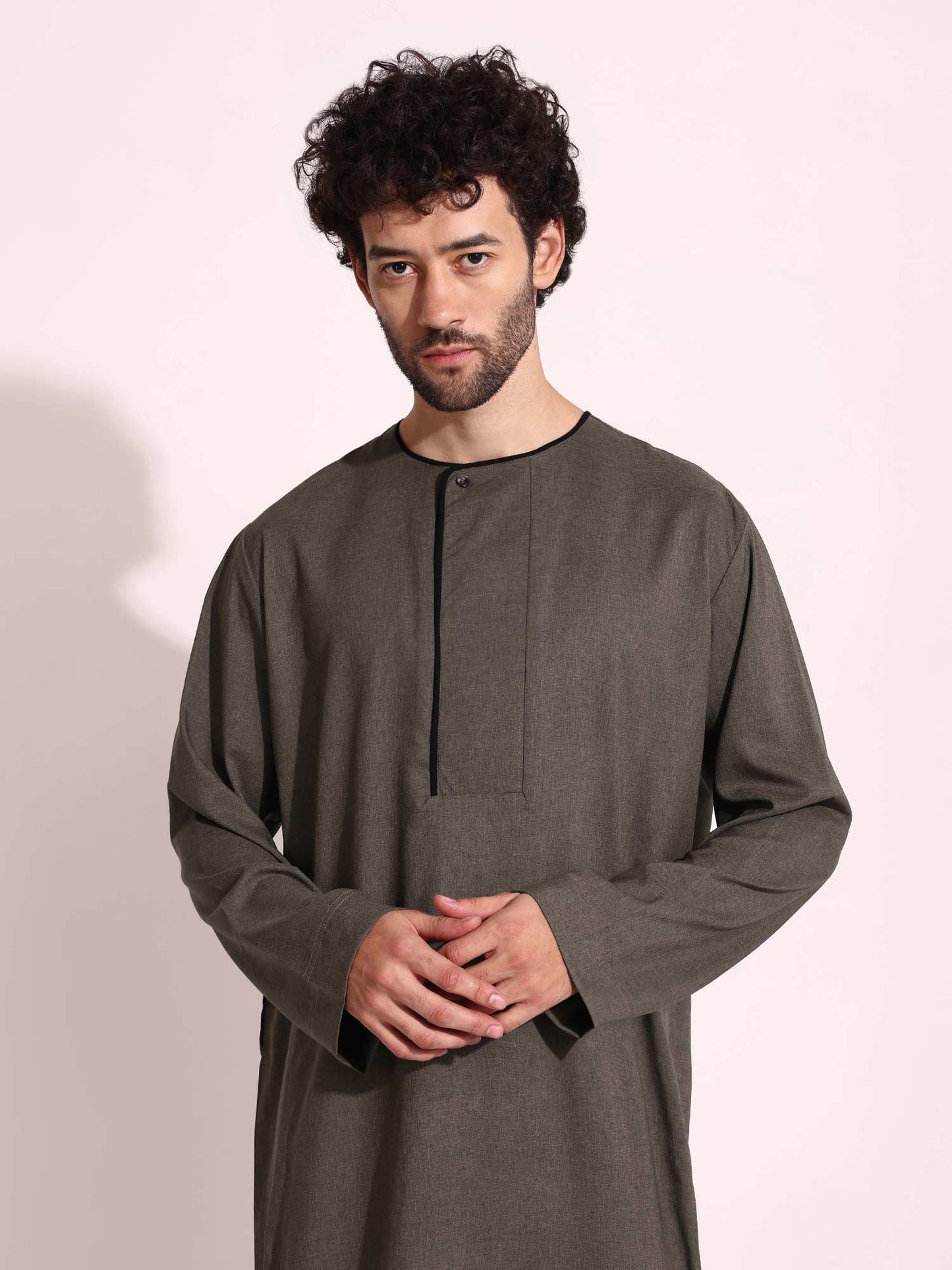 Mens Premium Fabric Casual Wear Thobe