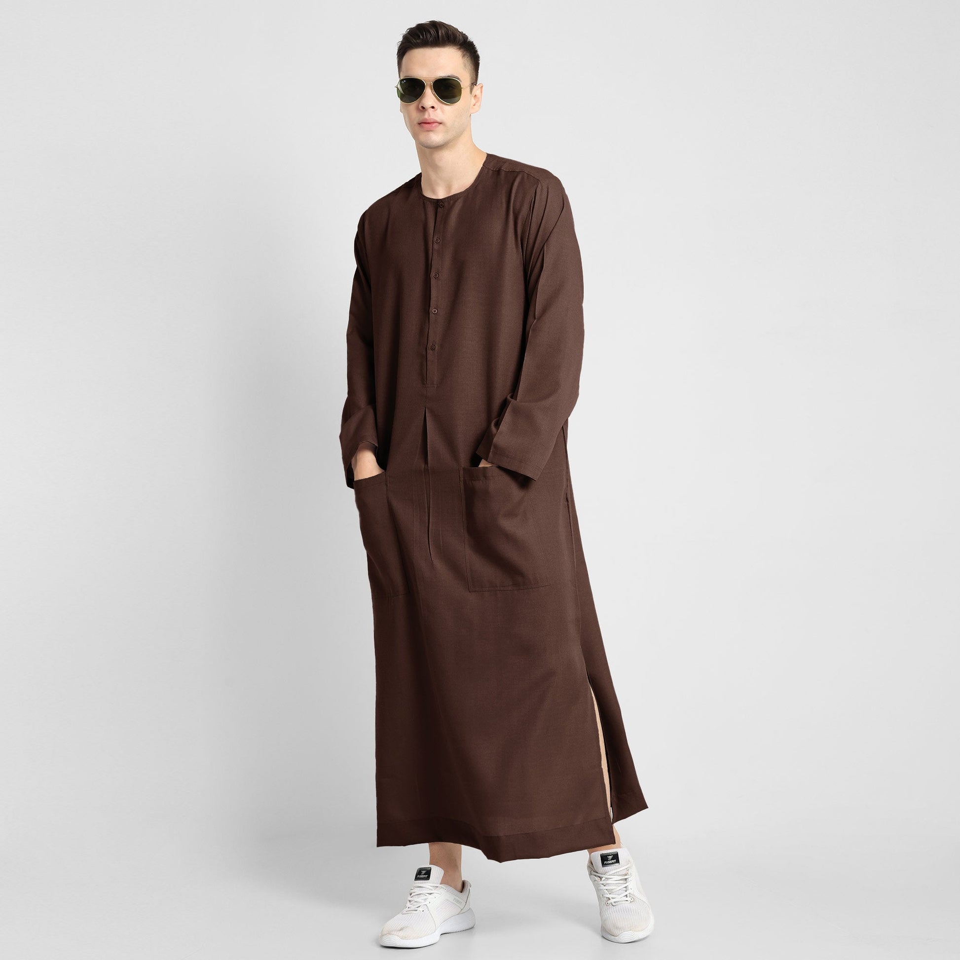 Elegant Brown Thobe Versatile and Stylish