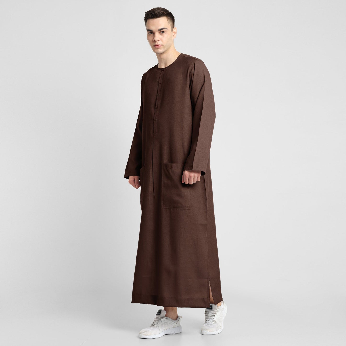 Elegant Brown Thobe Versatile and Stylish