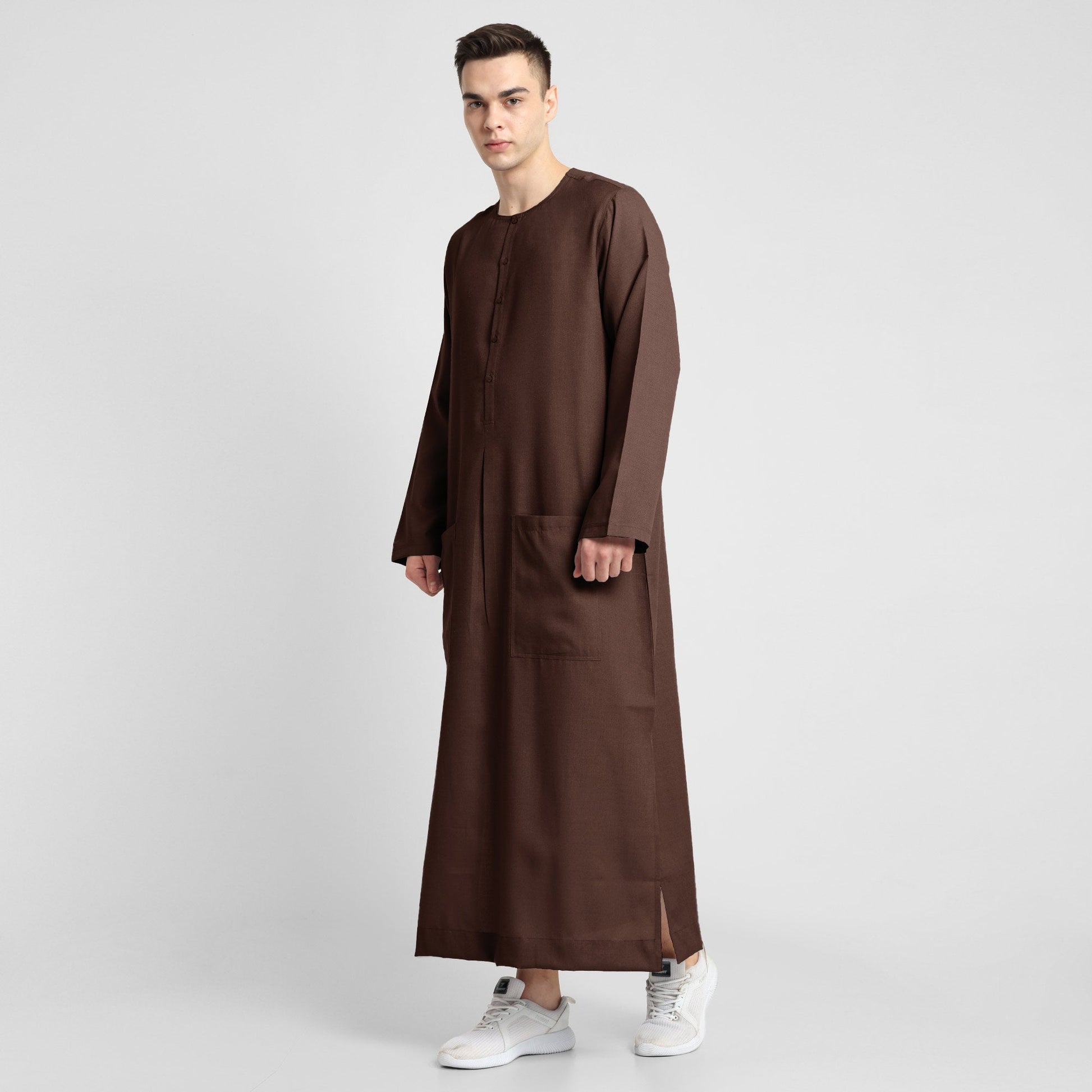 Elegant Brown Thobe Versatile and Stylish