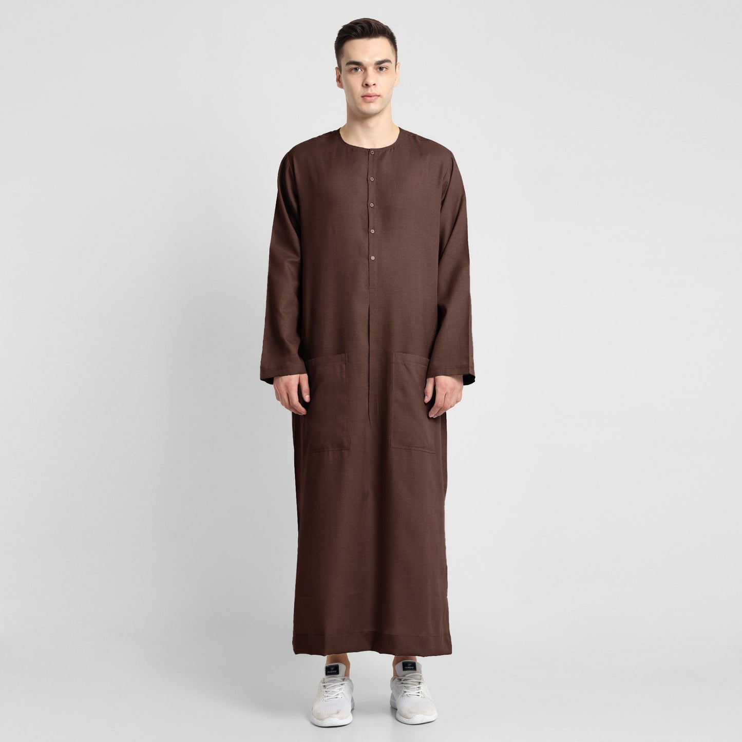 Elegant Brown Thobe Versatile and Stylish