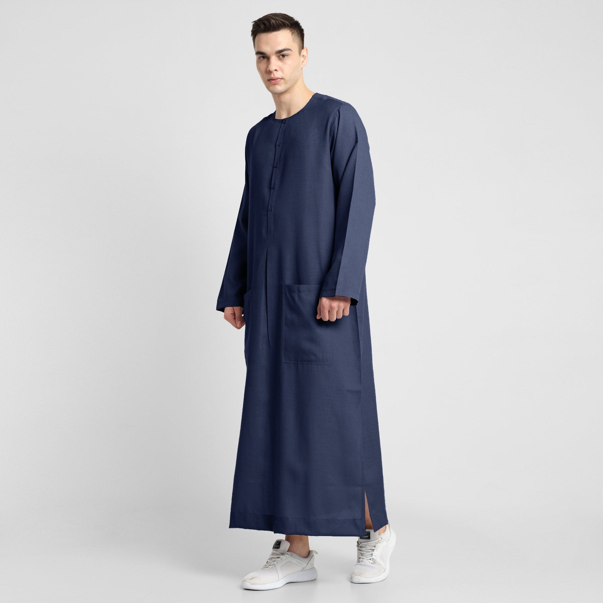 Elegant Navy Blue Thobe Versatile and Stylish