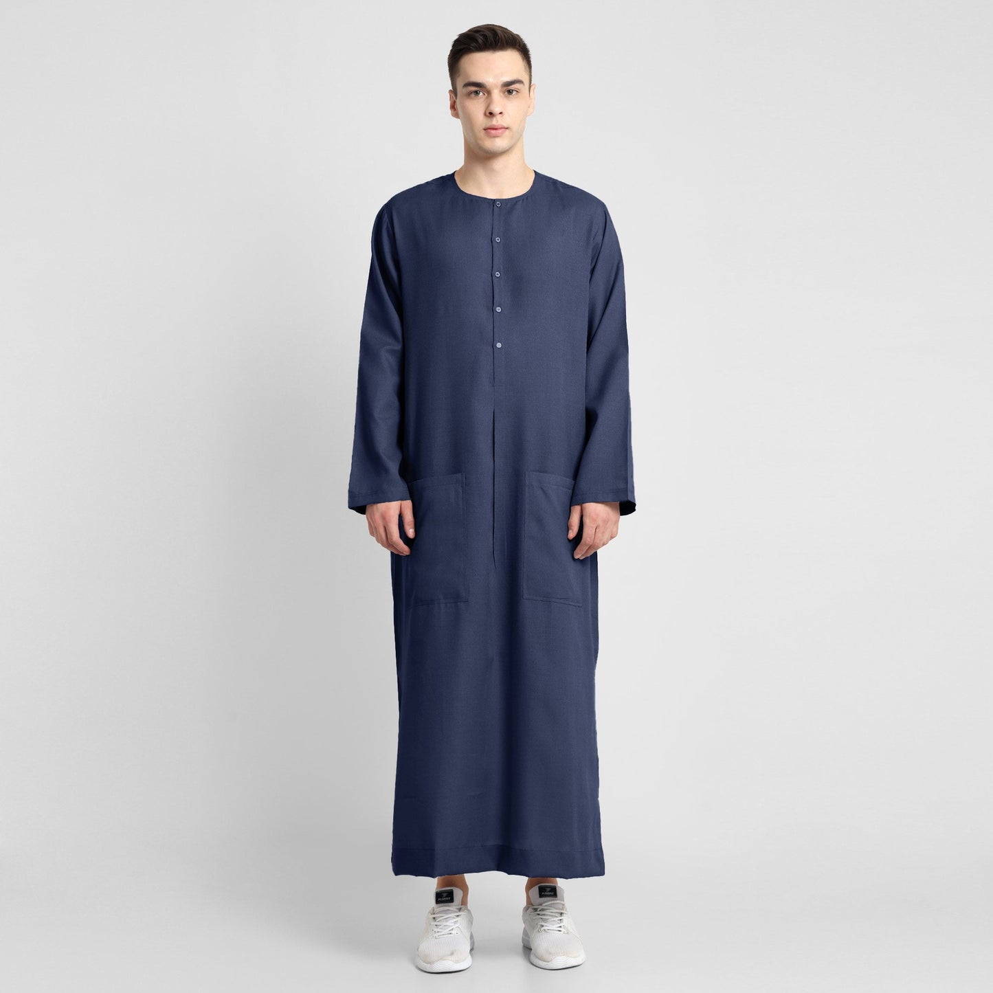 Elegant Navy Blue Thobe Versatile and Stylish