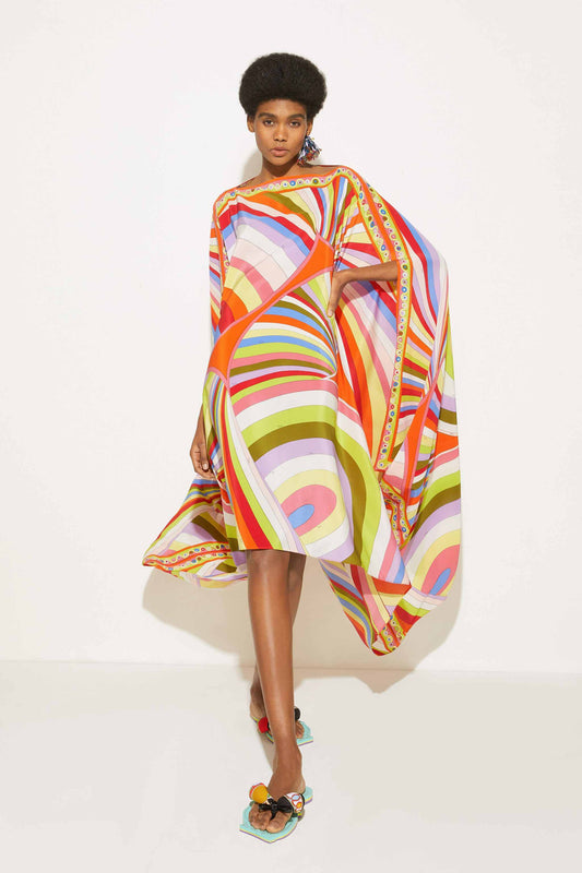 Womens Kaftan With Attractive Print Best For Shopping And Party Outfit