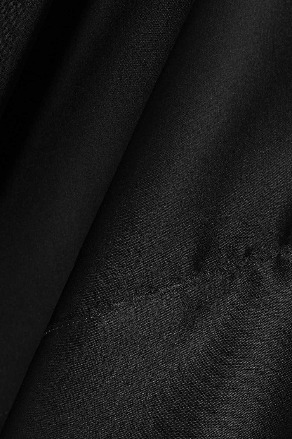 Black luxury kaftan with asymmetrical hem for formal events