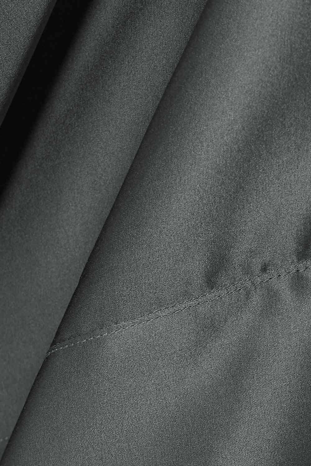 Grey luxury kaftan with asymmetrical hem for formal events