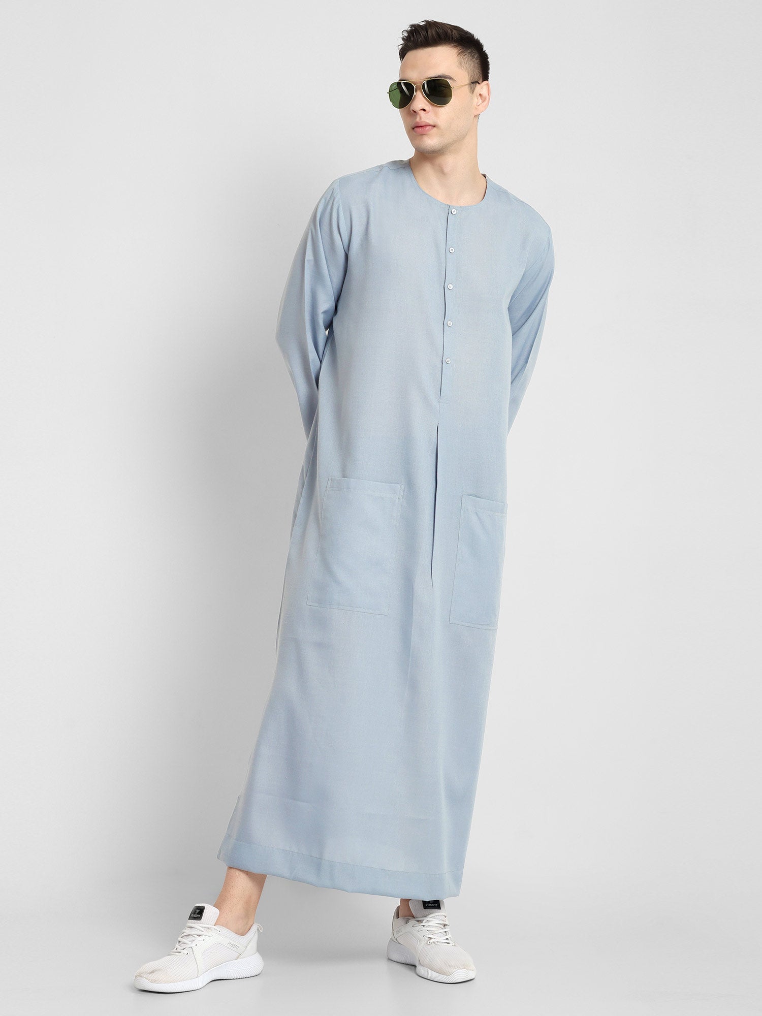 Elegant Blue Thobe Versatile and Stylish