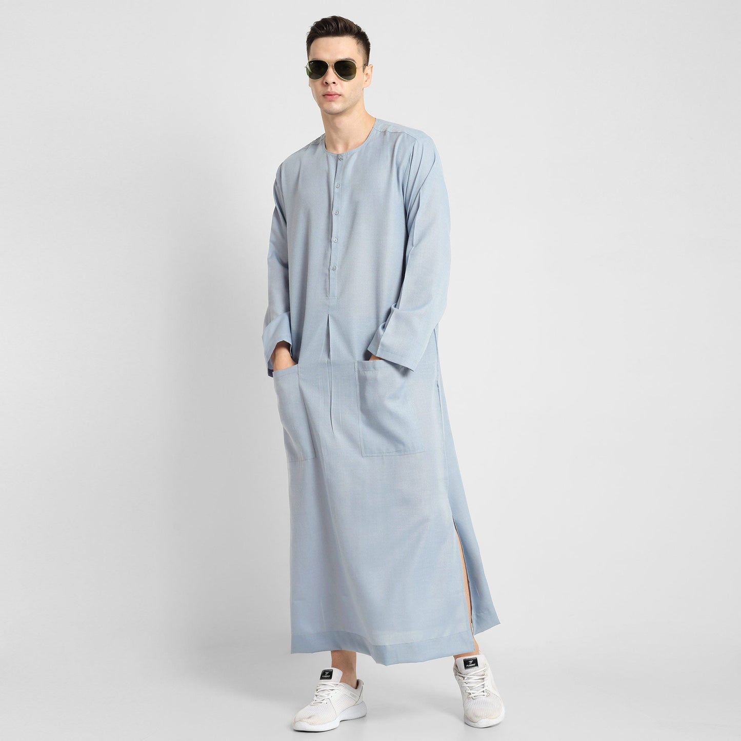 Elegant Blue Thobe Versatile and Stylish