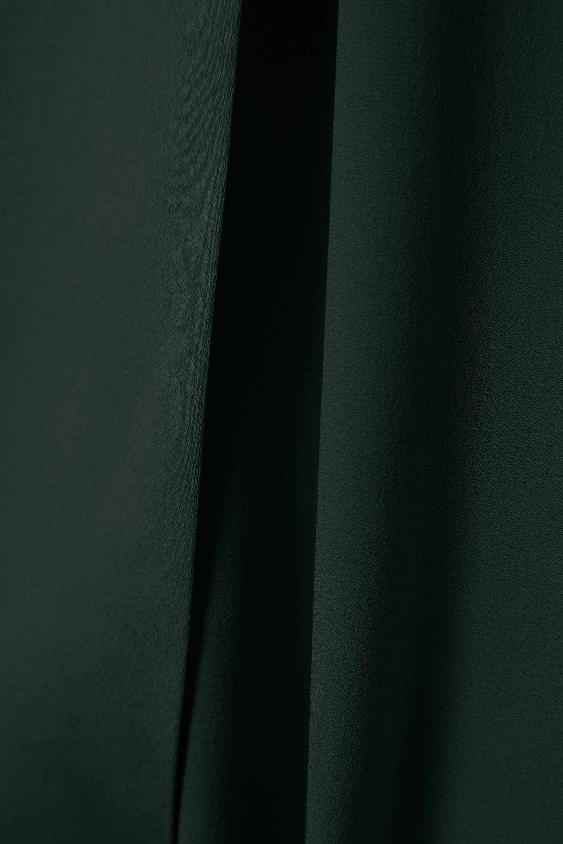 Dark Green Color Womens Premium Silk  Co ord Set With Culottes Pant