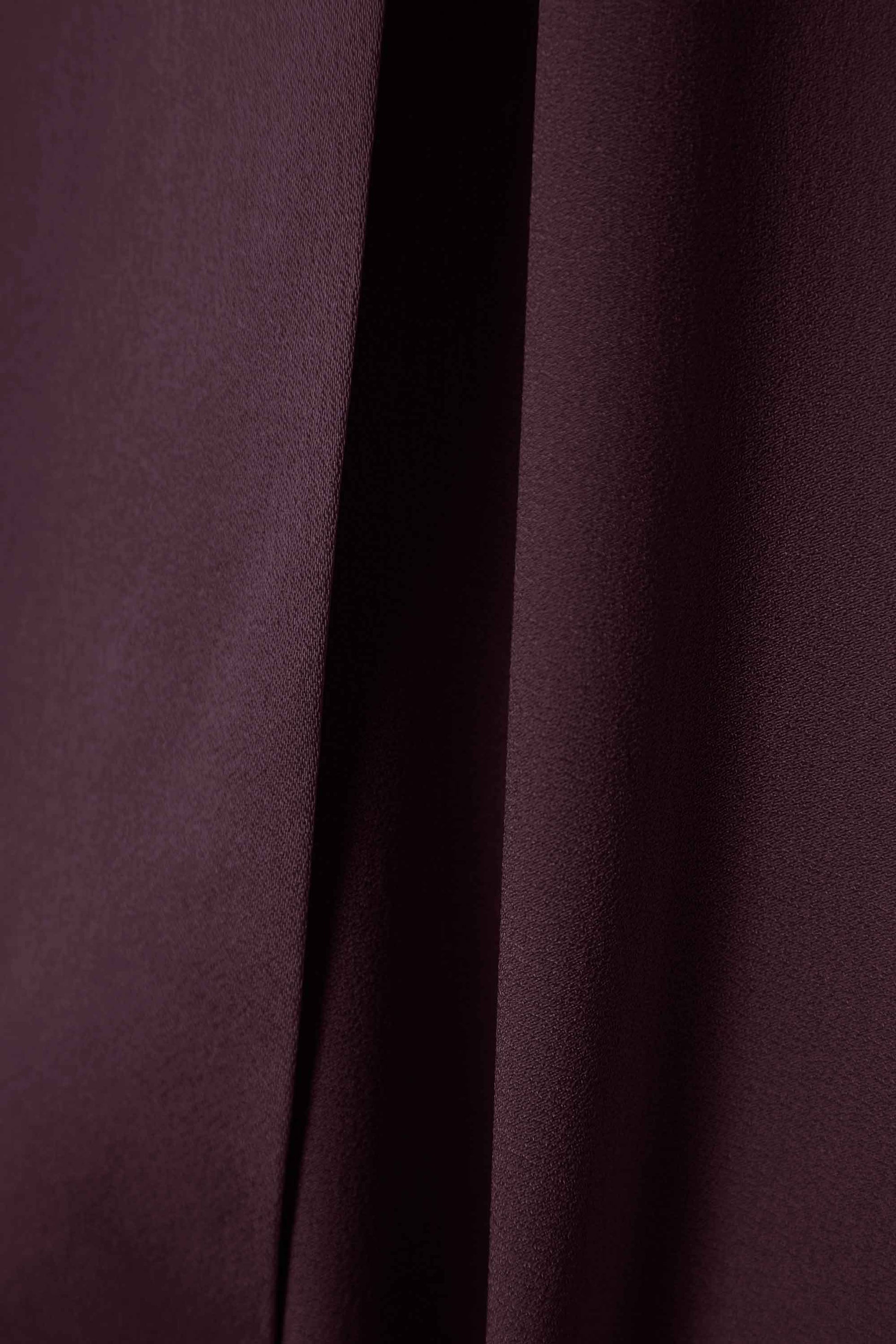 Purple Color Womens Premium Silk  Co ord Set With Culottes Pant