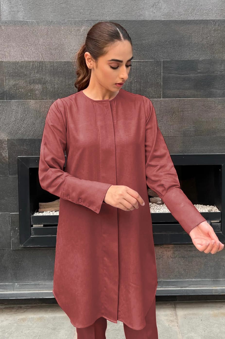 Maroon Elegance Tailored Co-ord Set in Multiple Colors
