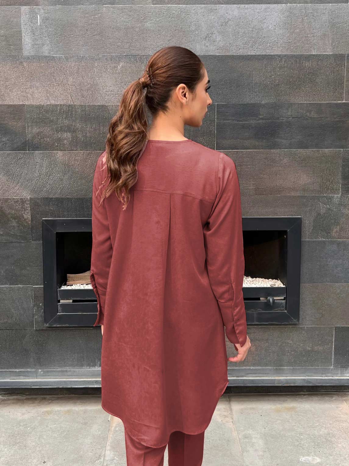 Maroon Elegance Tailored Co-ord Set in Multiple Colors