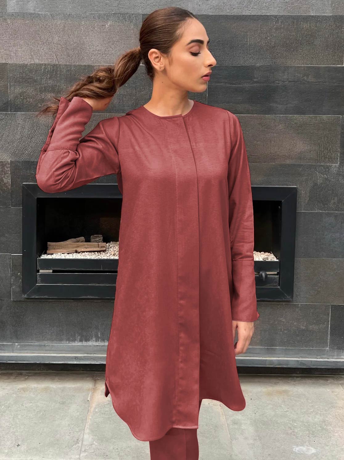Maroon Elegance Tailored Co-ord Set in Multiple Colors