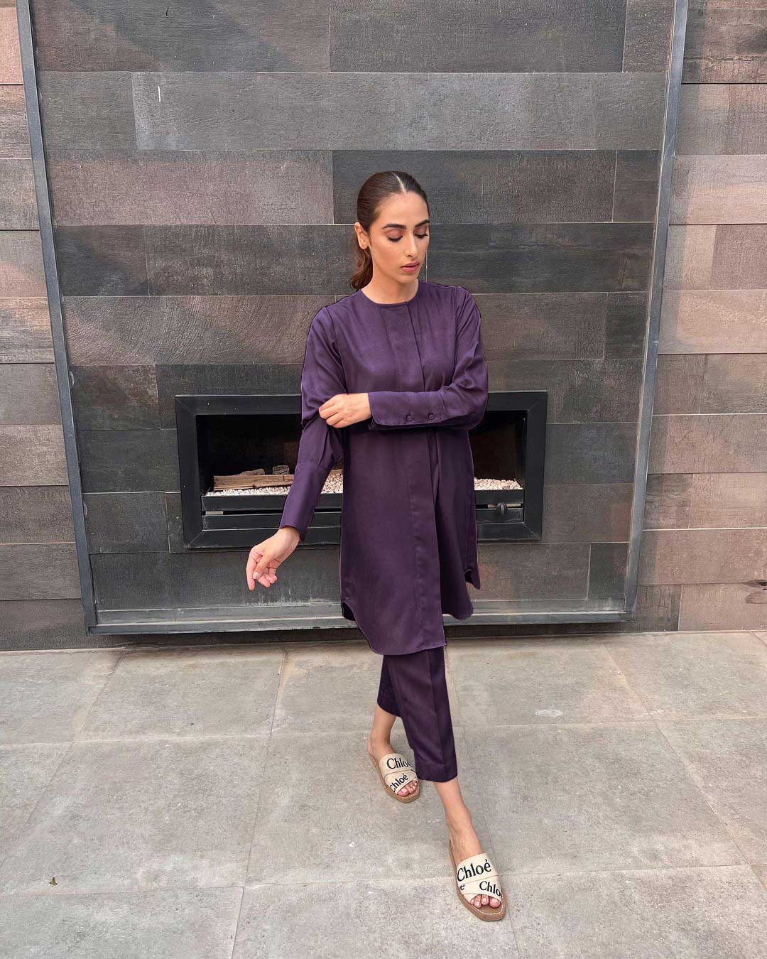Purple Elegance Tailored Co-ord Set in Multiple Colors