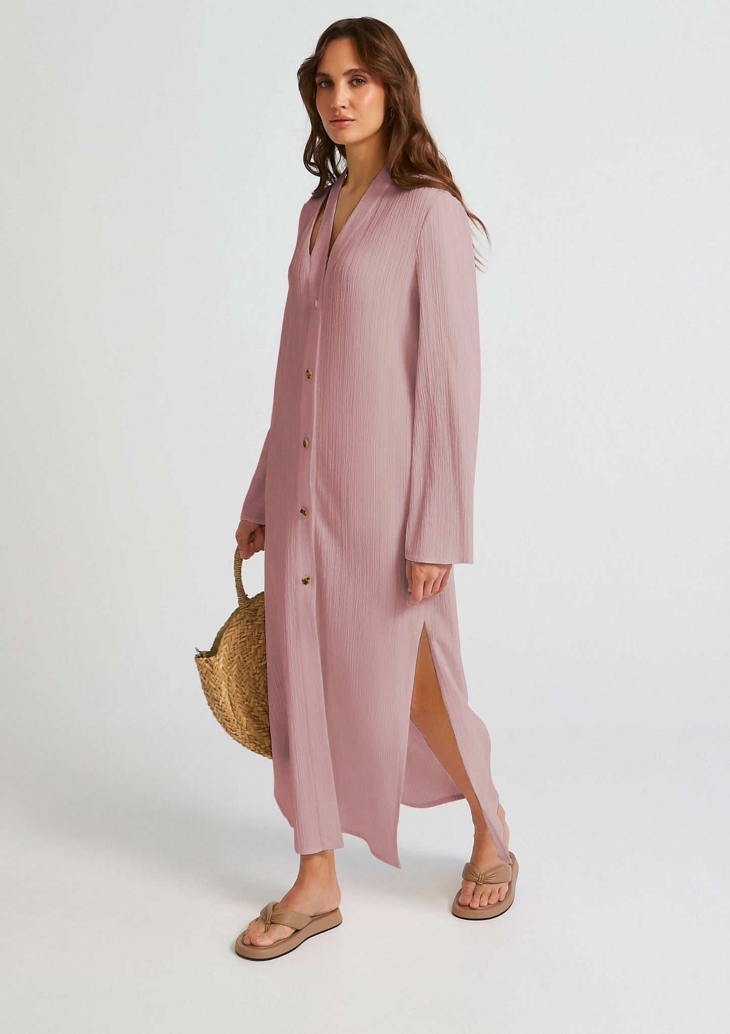 Women's Premium Crush Shirt Dress