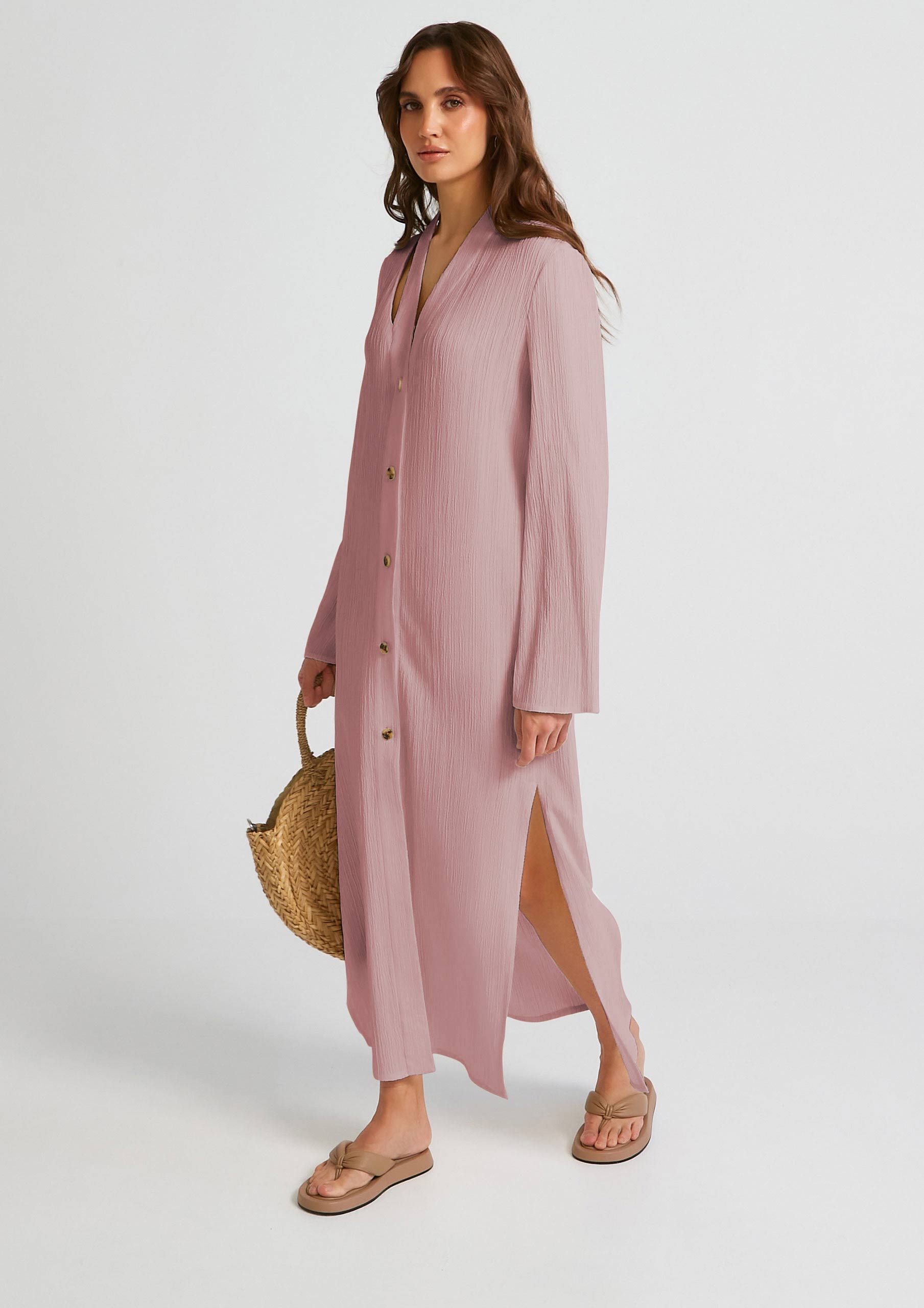 Women's Premium Crush Shirt Dress