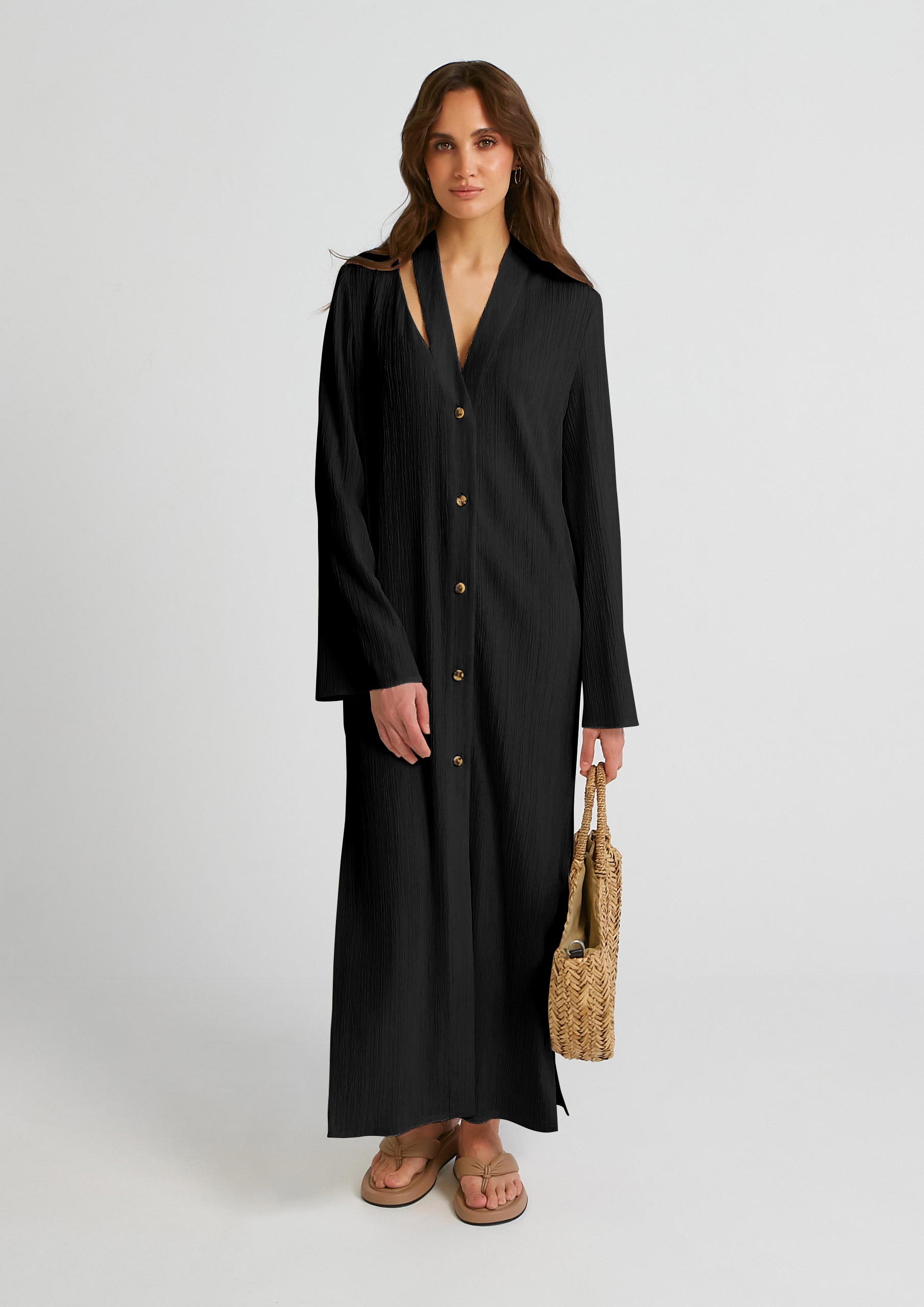 Women's Premium Crush Shirt Dress