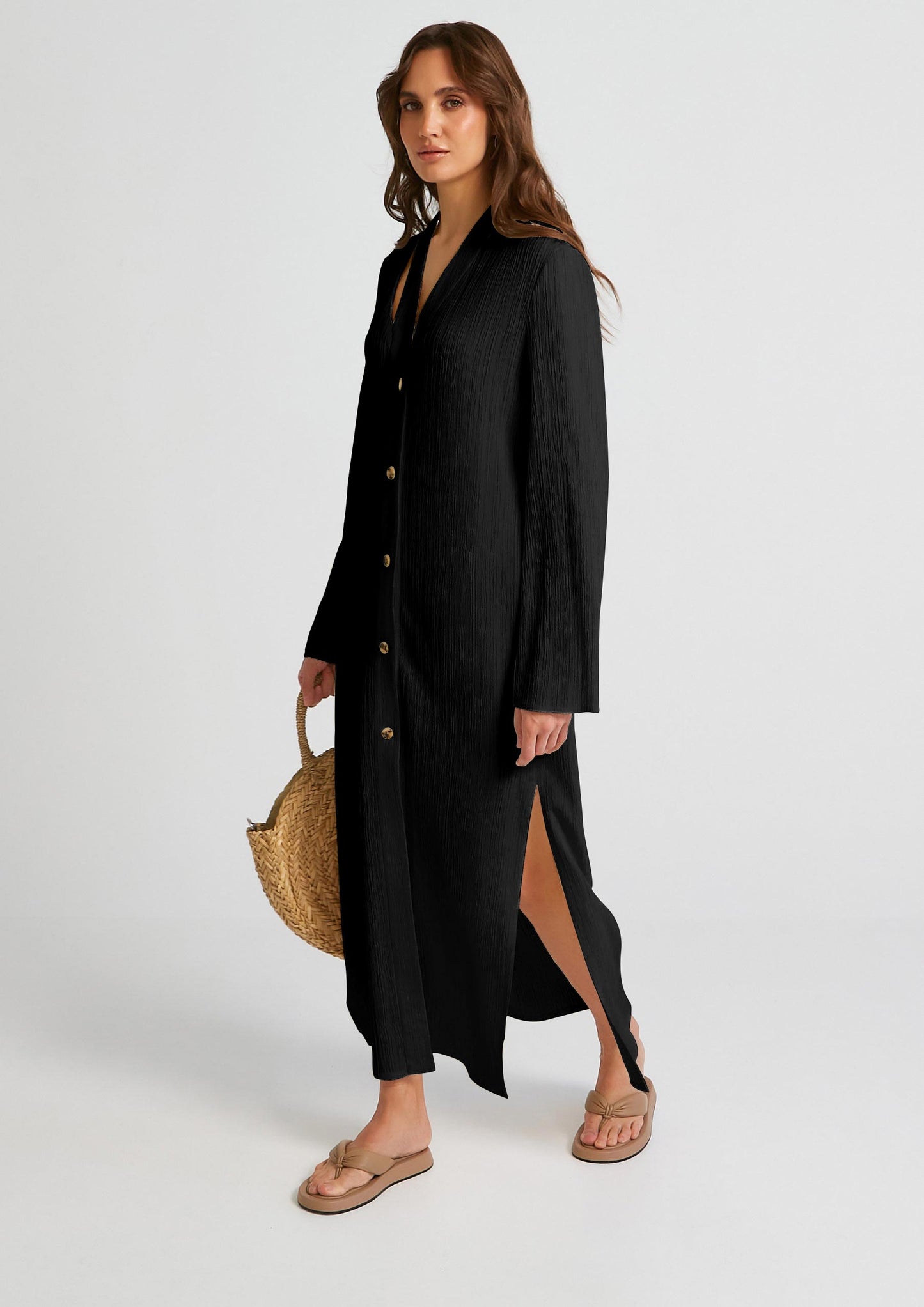 Women's Premium Crush Shirt Dress