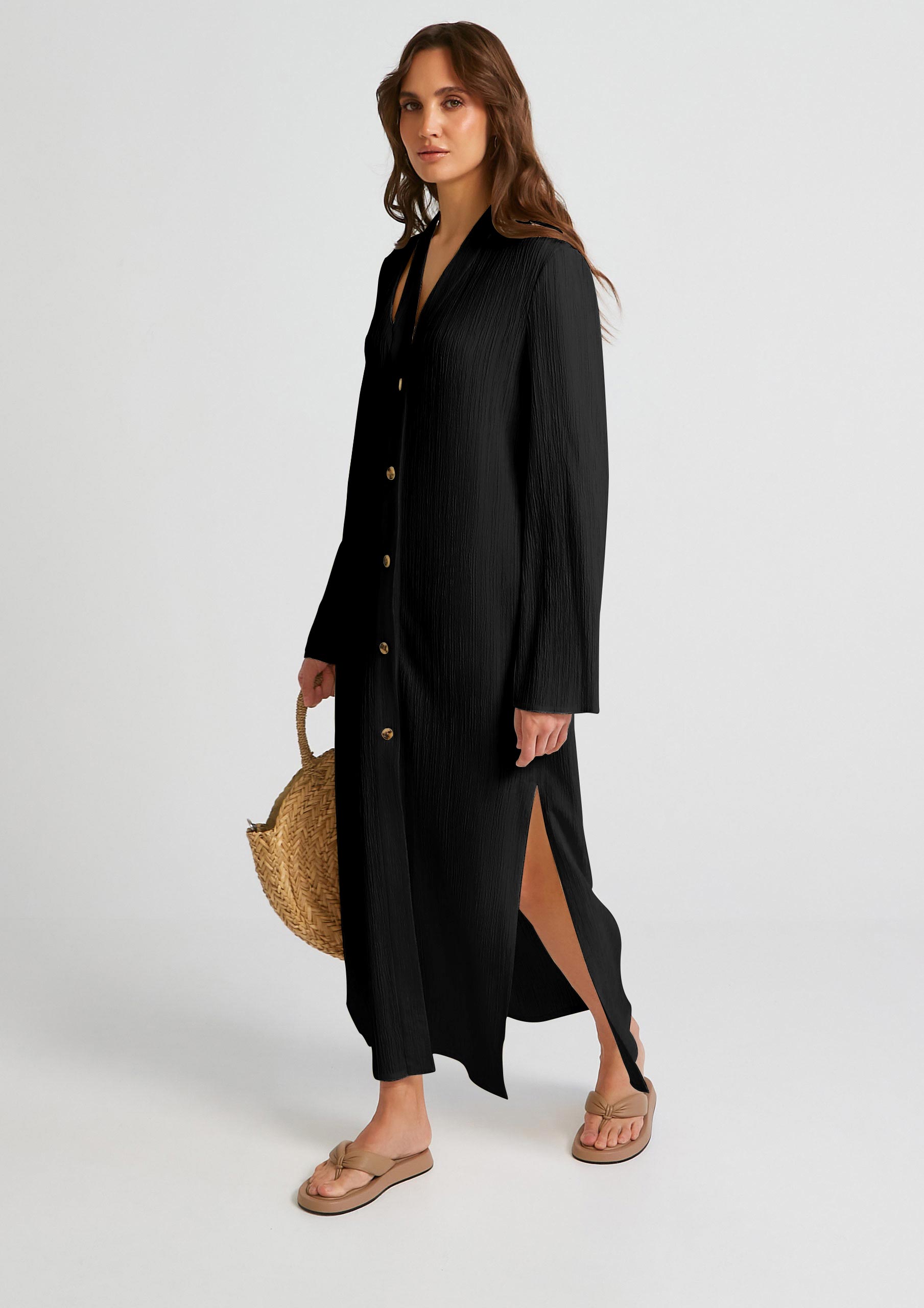 Women's Premium Crush Shirt Dress