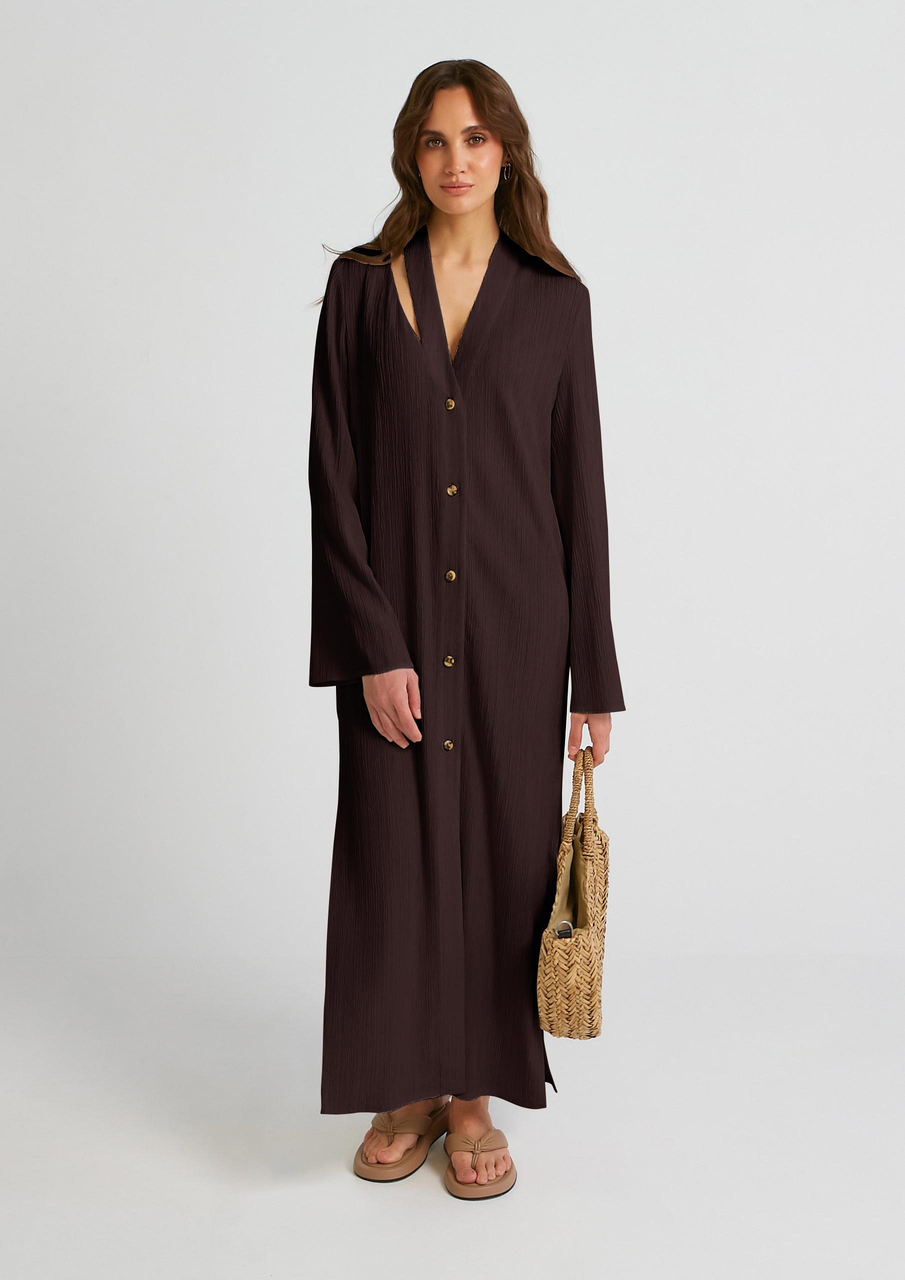 Women's Premium Crush Shirt Dress