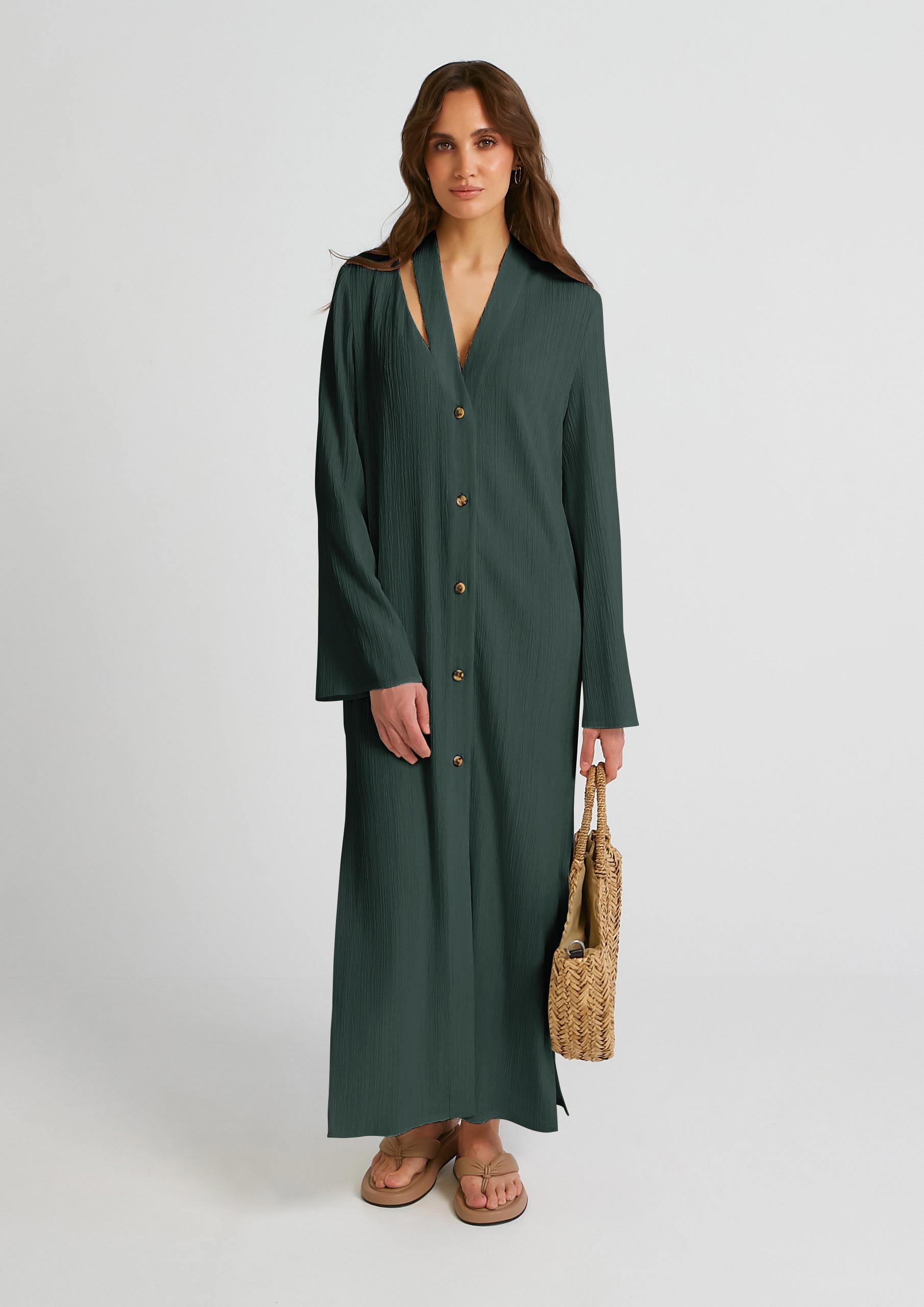 Women's Premium Crush Shirt Dress
