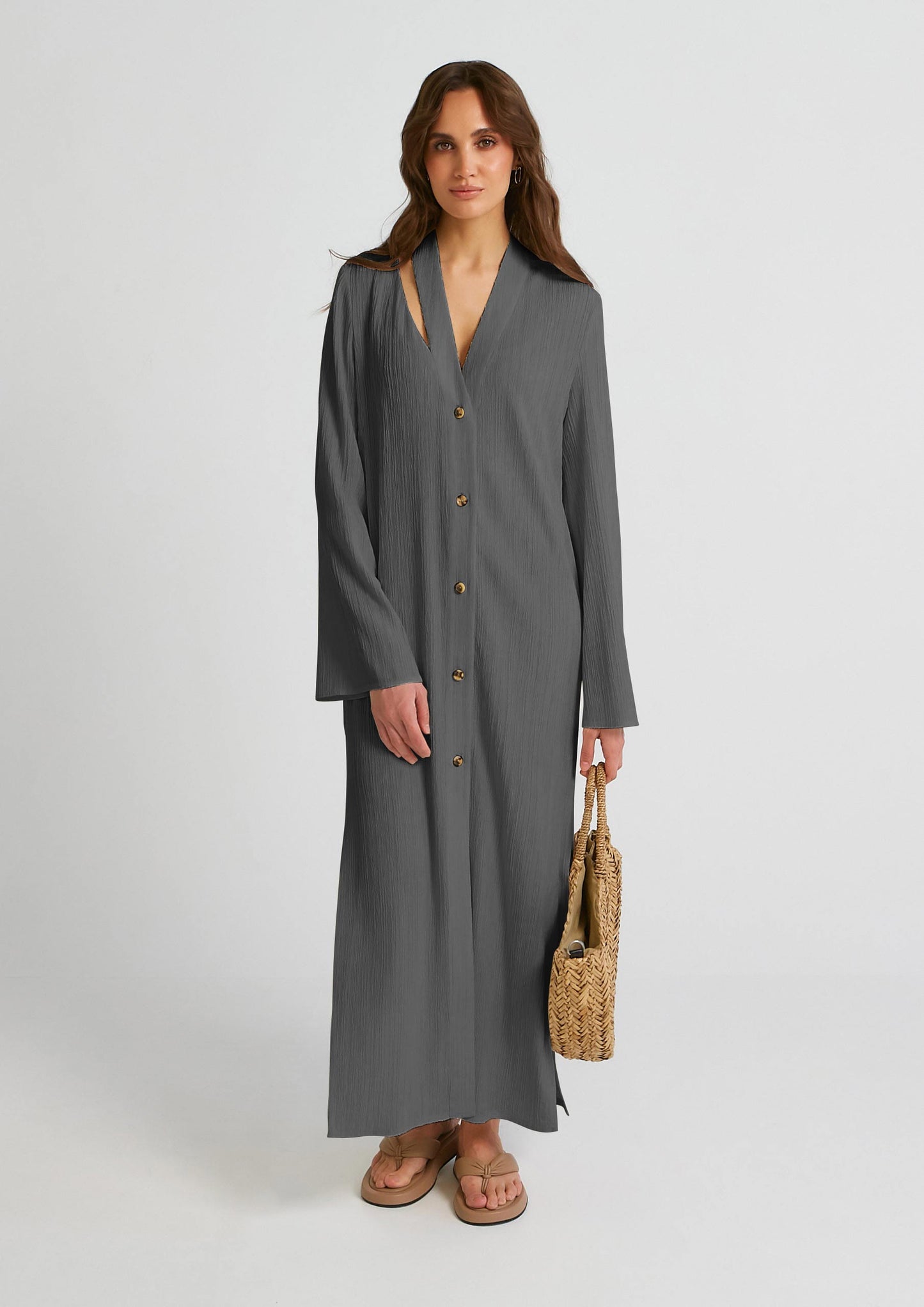 Women's Premium Crush Shirt Dress