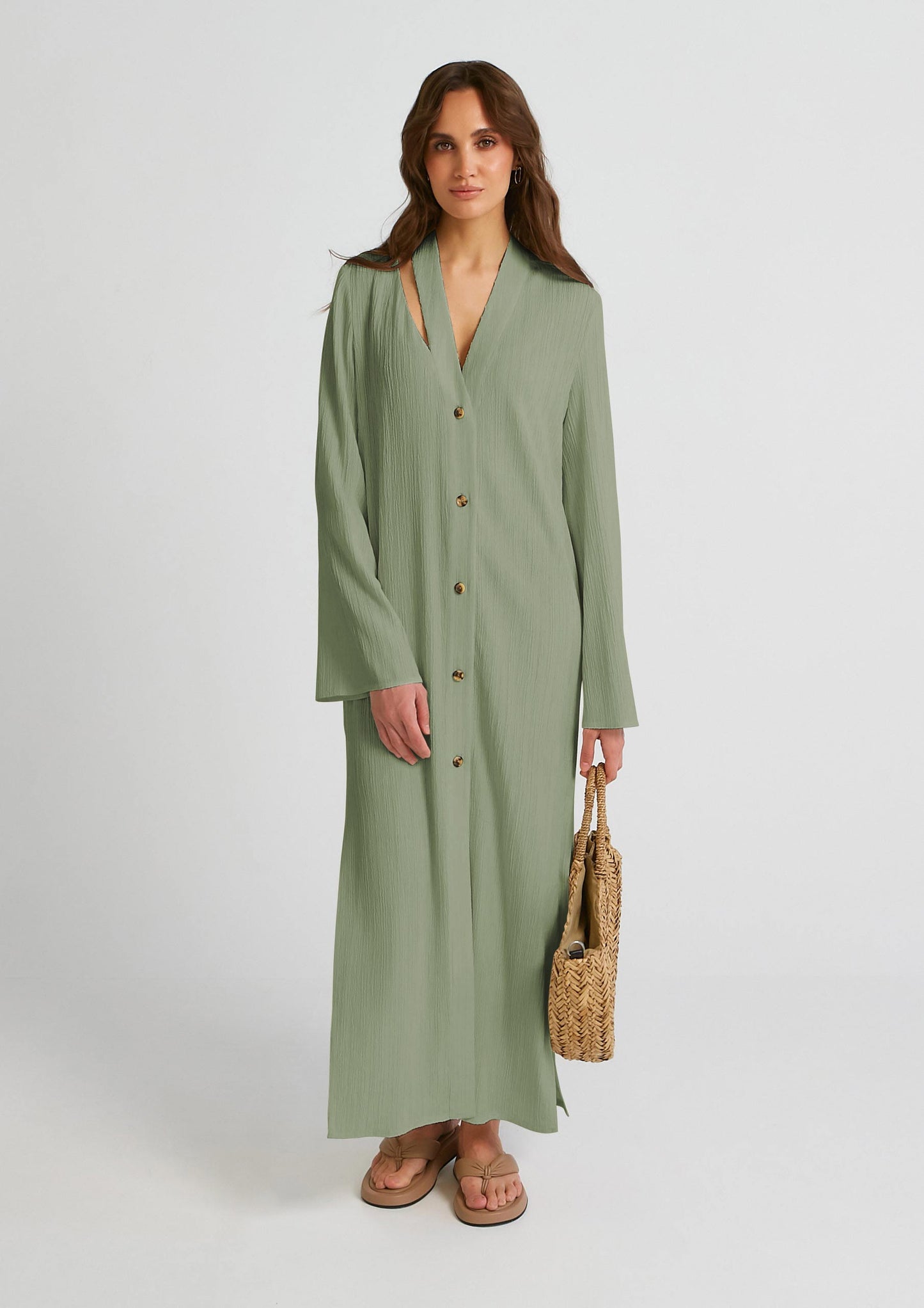Women's Premium Crush Shirt Dress