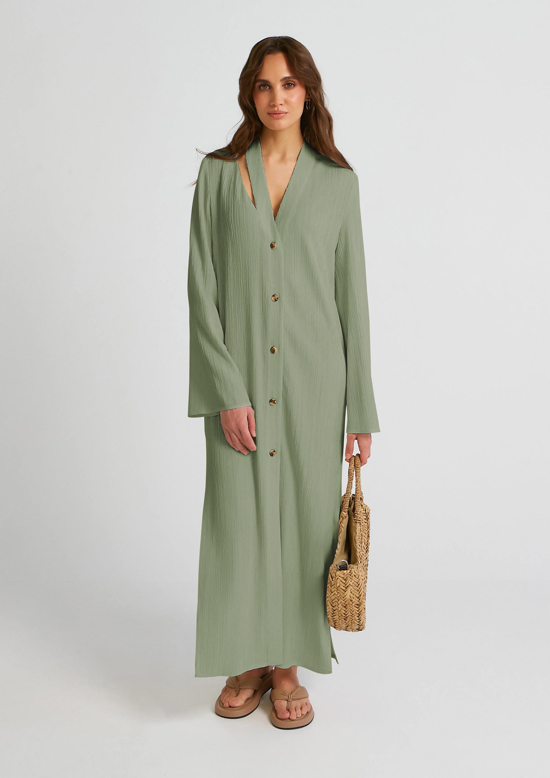 Women's Premium Crush Shirt Dress
