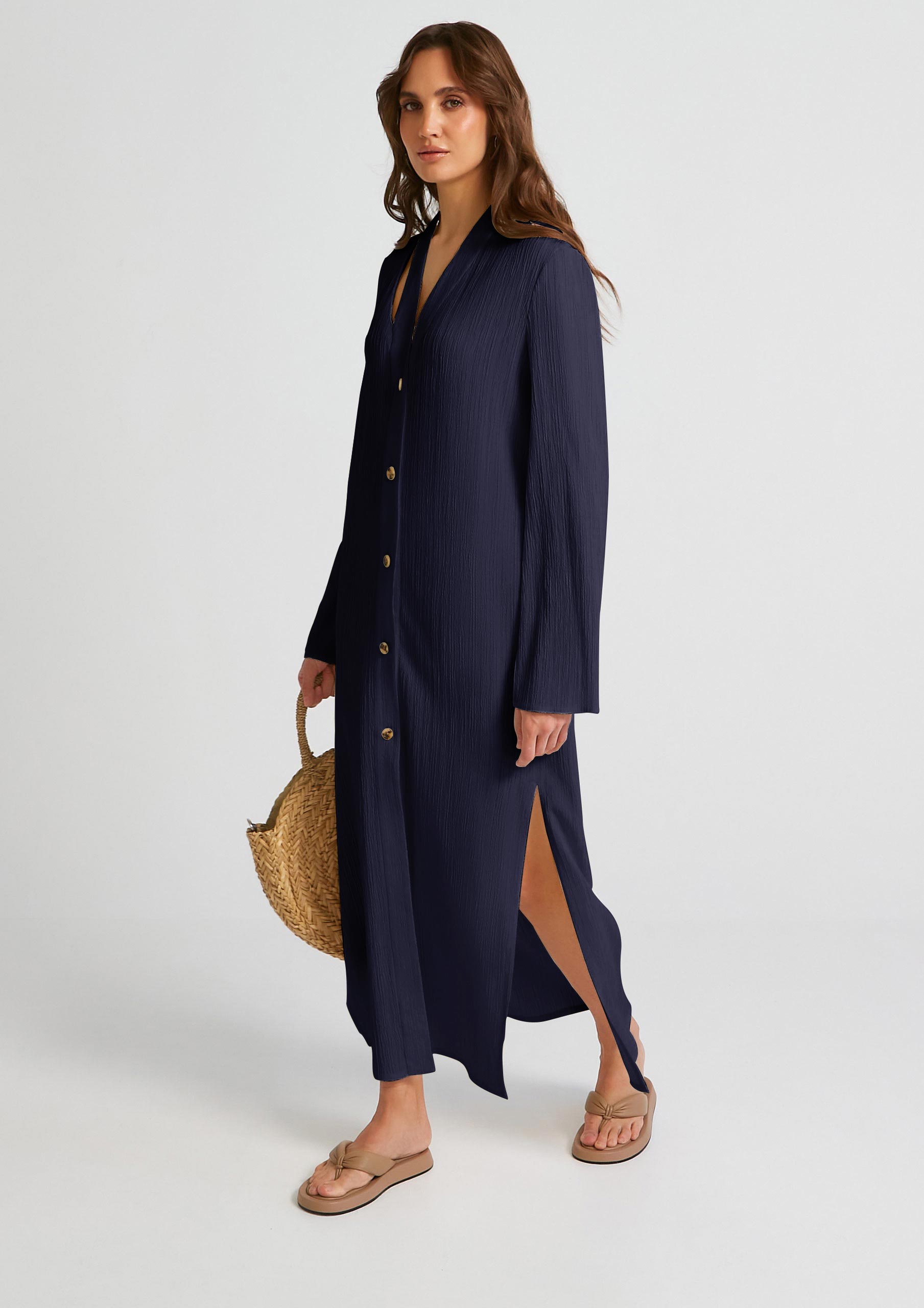 Women's Premium Crush Shirt Dress