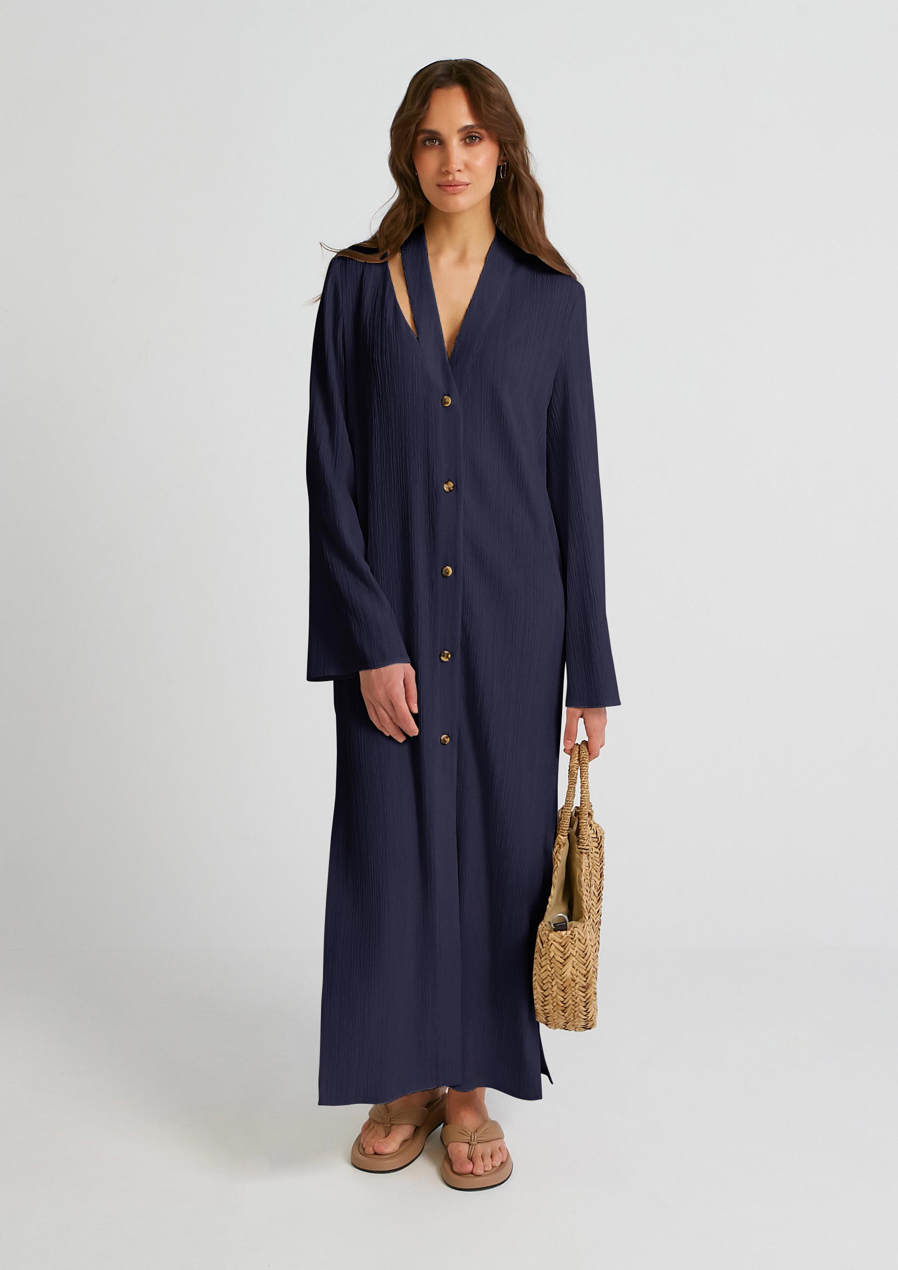 Women's Premium Crush Shirt Dress