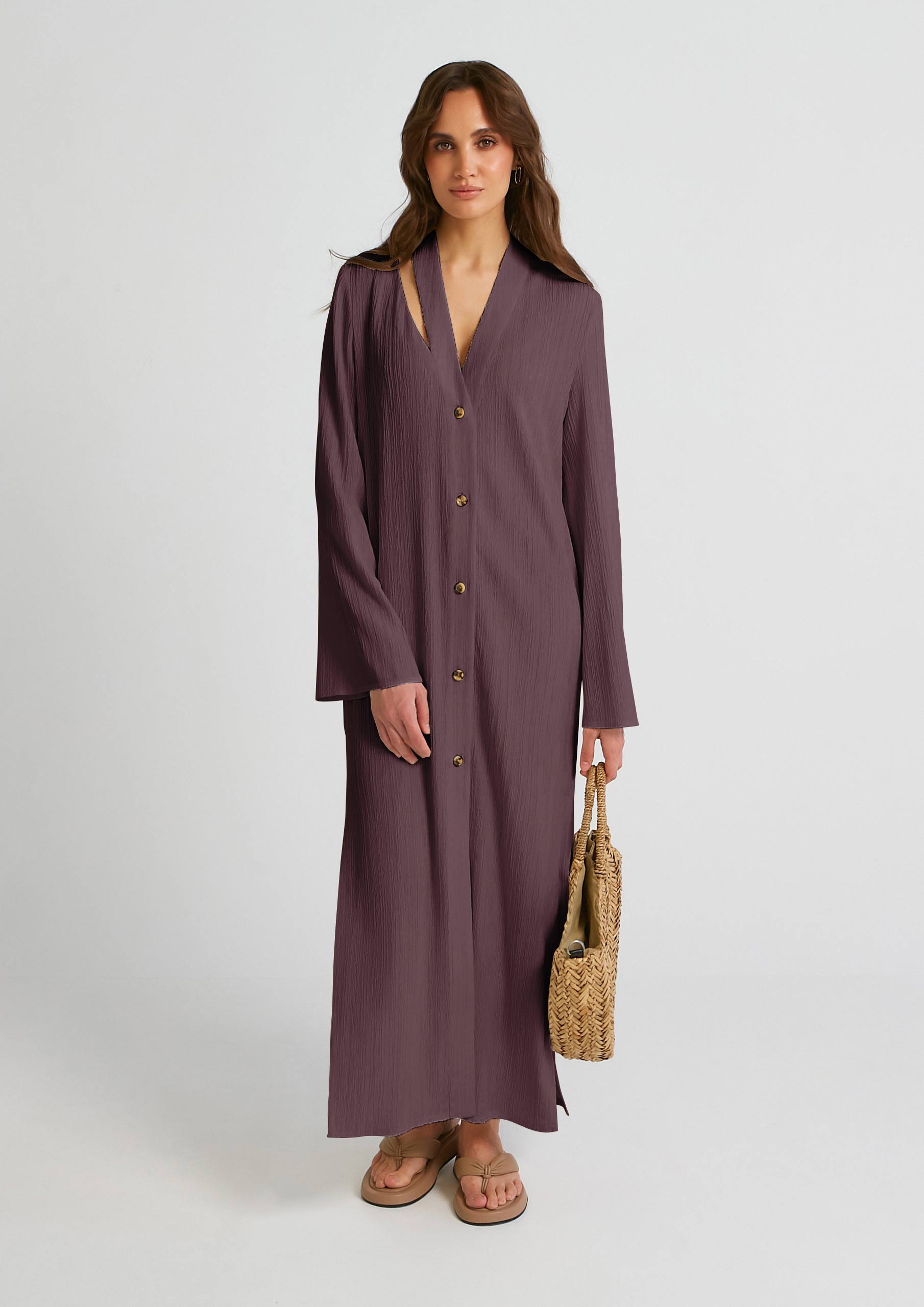 Women's Premium Crush Shirt Dress
