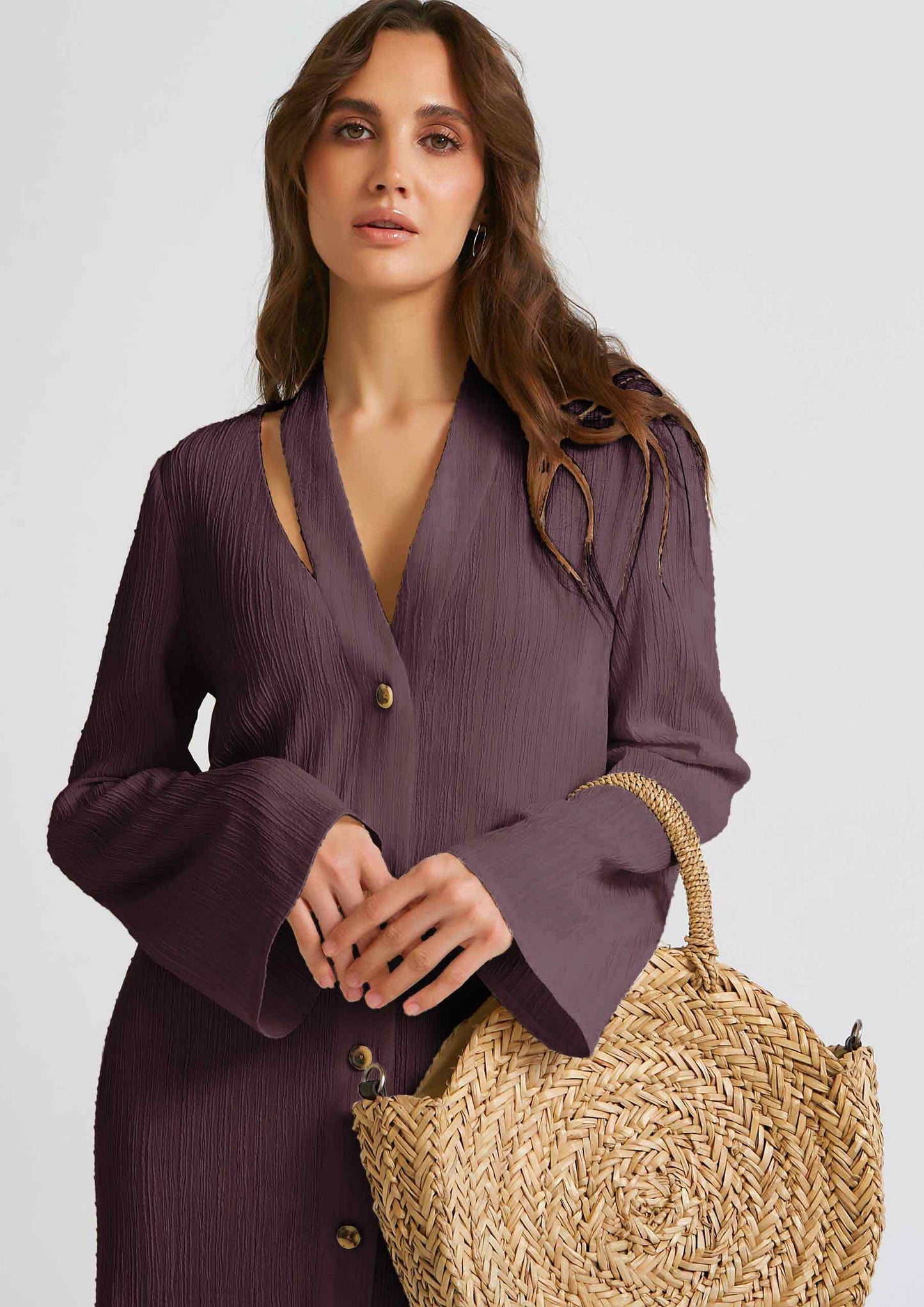 Women's Premium Crush Shirt Dress