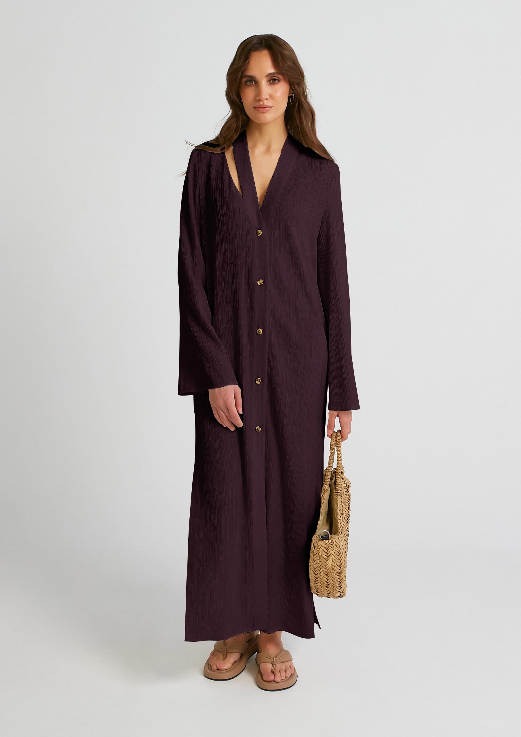 Women's Premium Crush Shirt Dress
