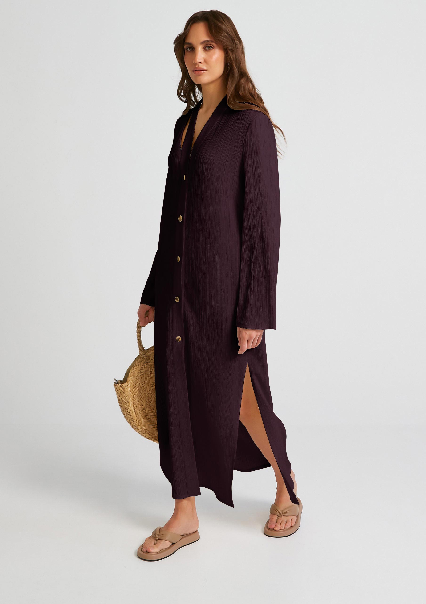 Women's Premium Crush Shirt Dress