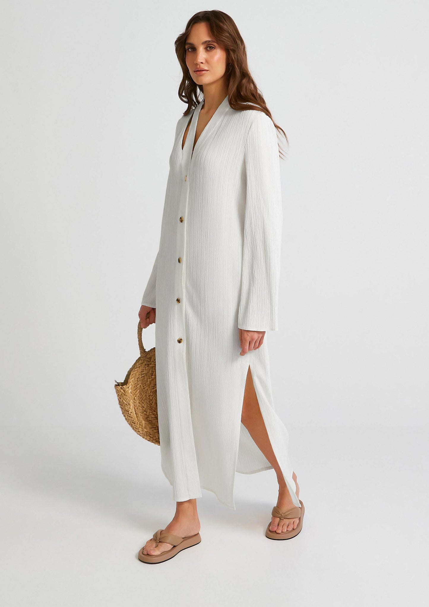 Women's Premium Crush Shirt Dress