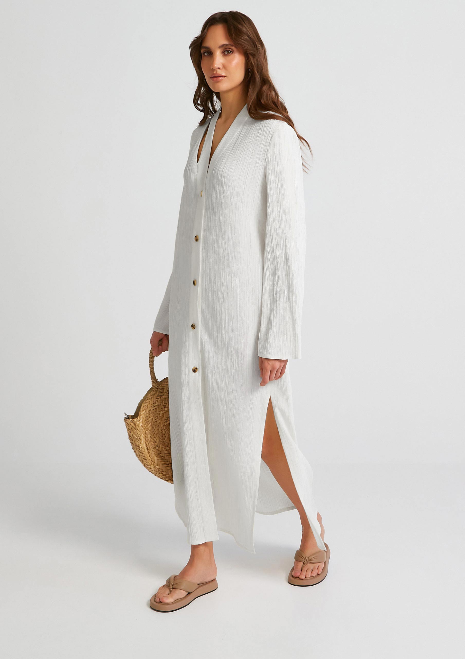 Women's Premium Crush Shirt Dress