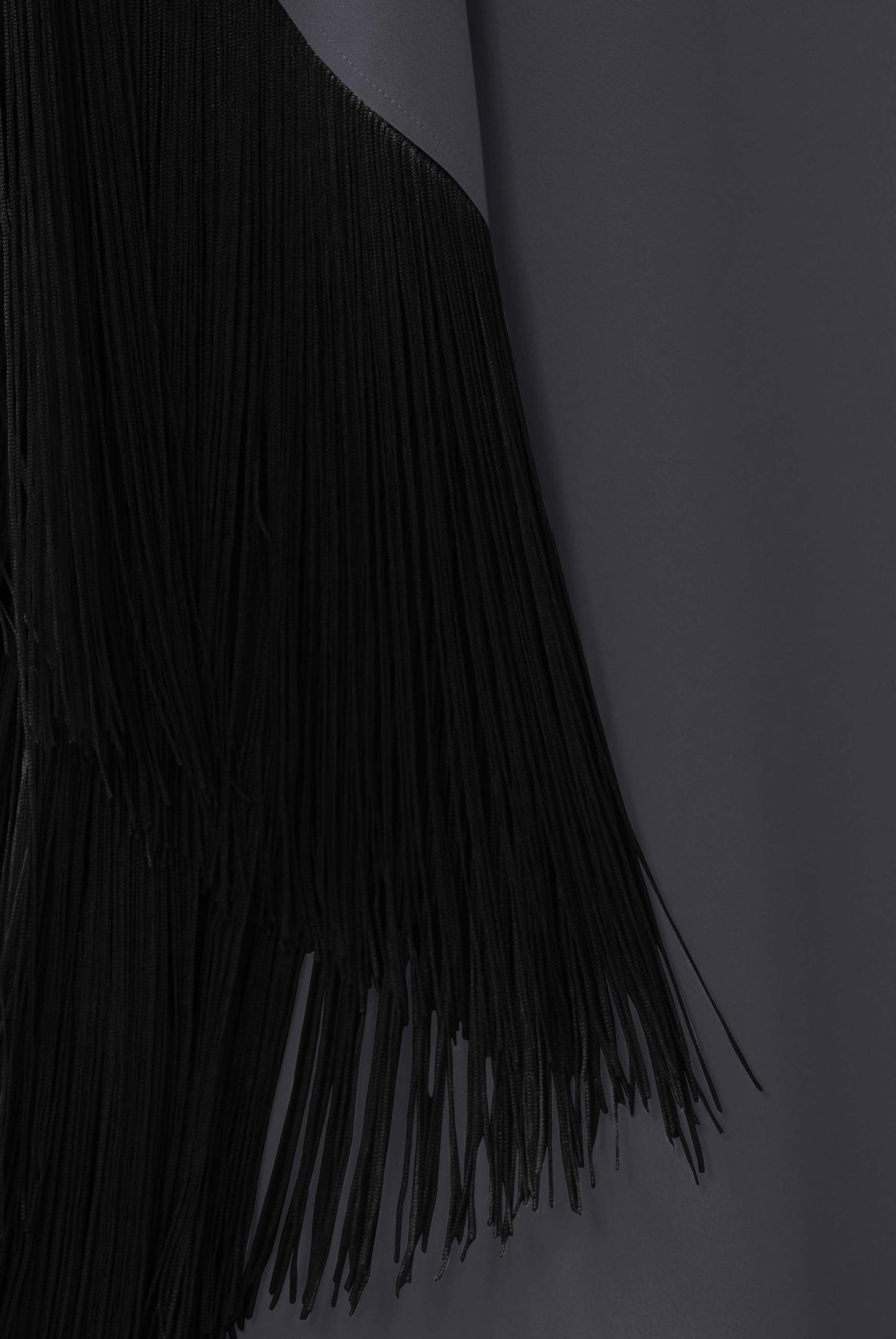 Fringe Kaftan Dress - J5821_Black