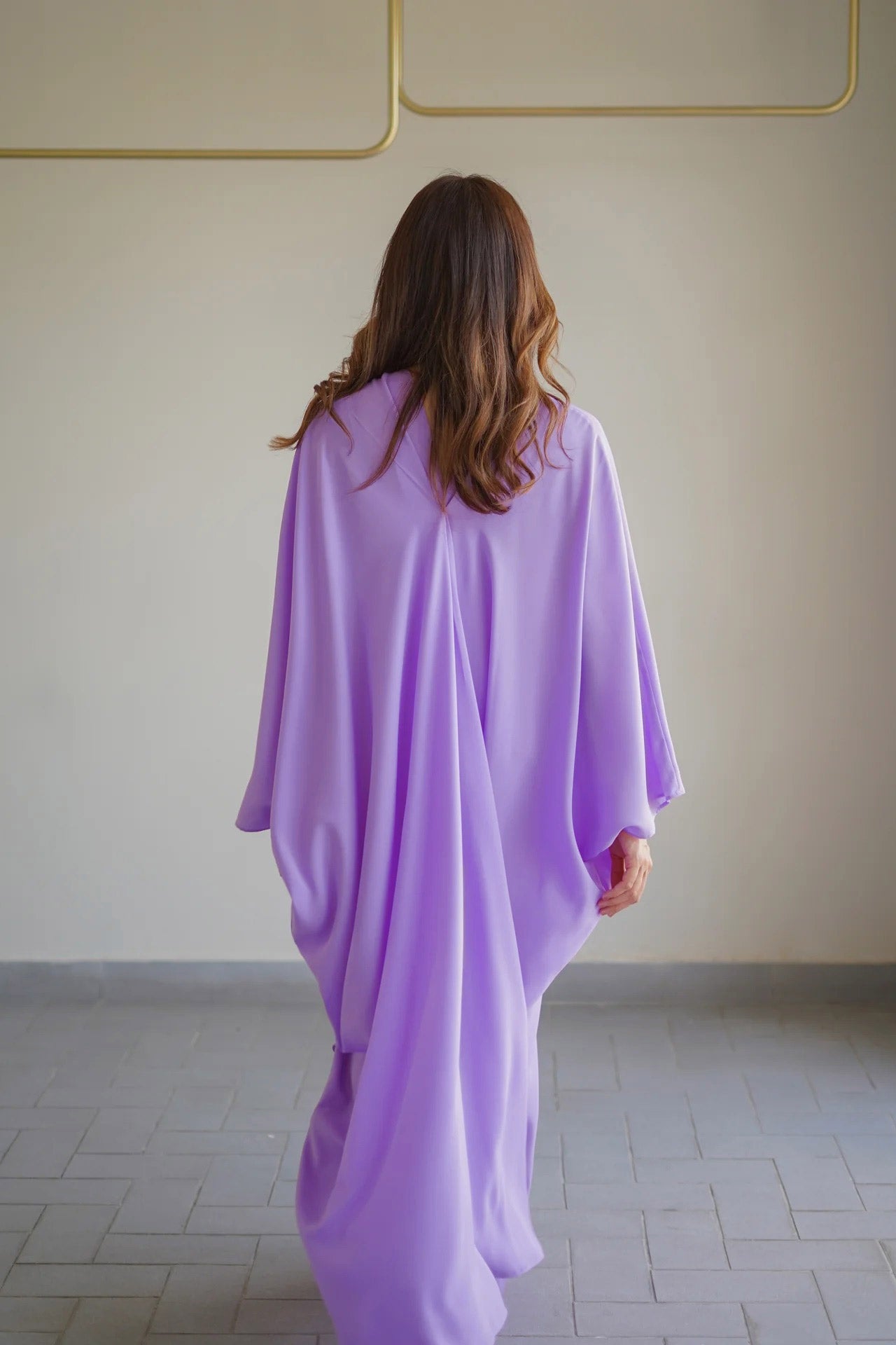 Kaftan Dress - J7081_Lavender