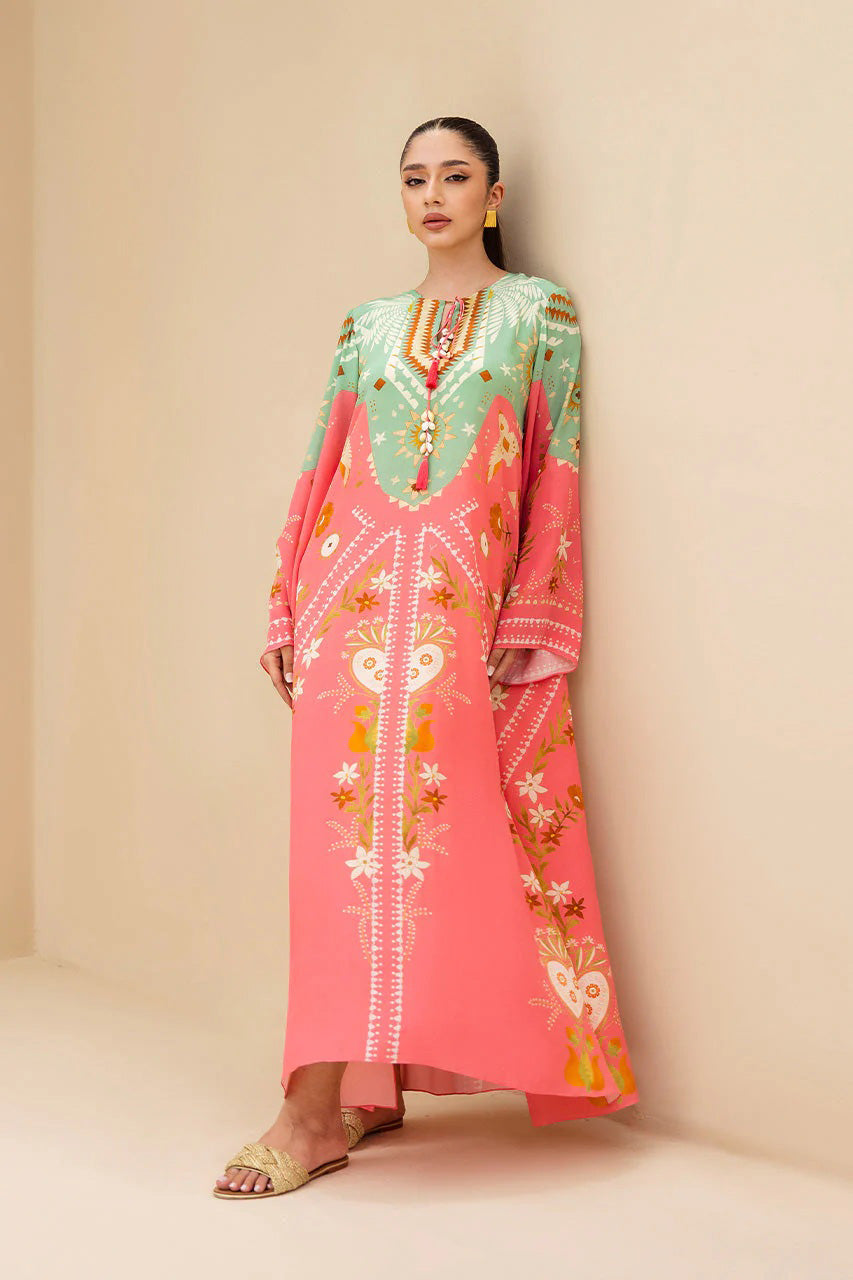 Kaftan Dress - J6092_Pink